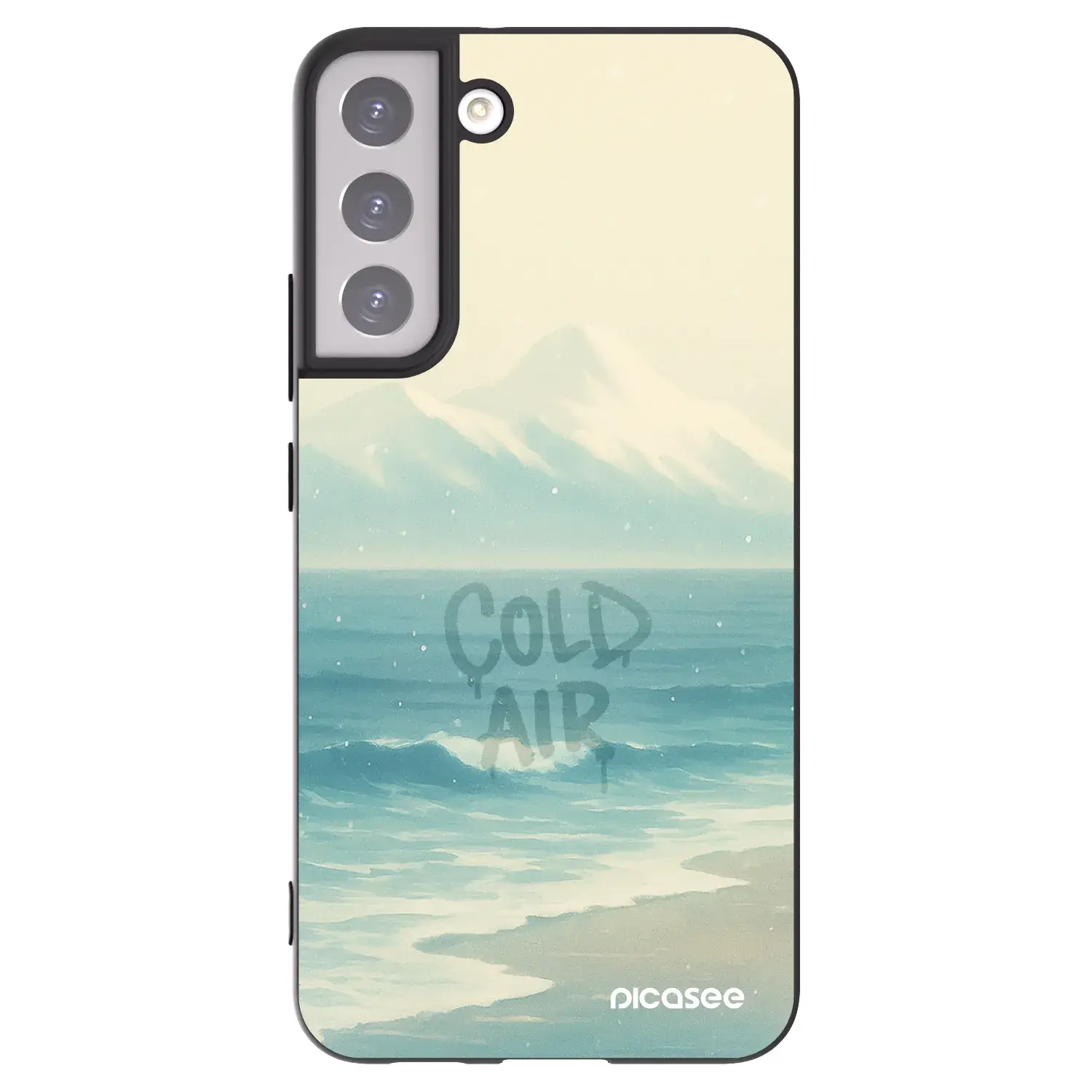 Silikonový černý obal pro Samsung Galaxy S22+ 5G - COLD AIR