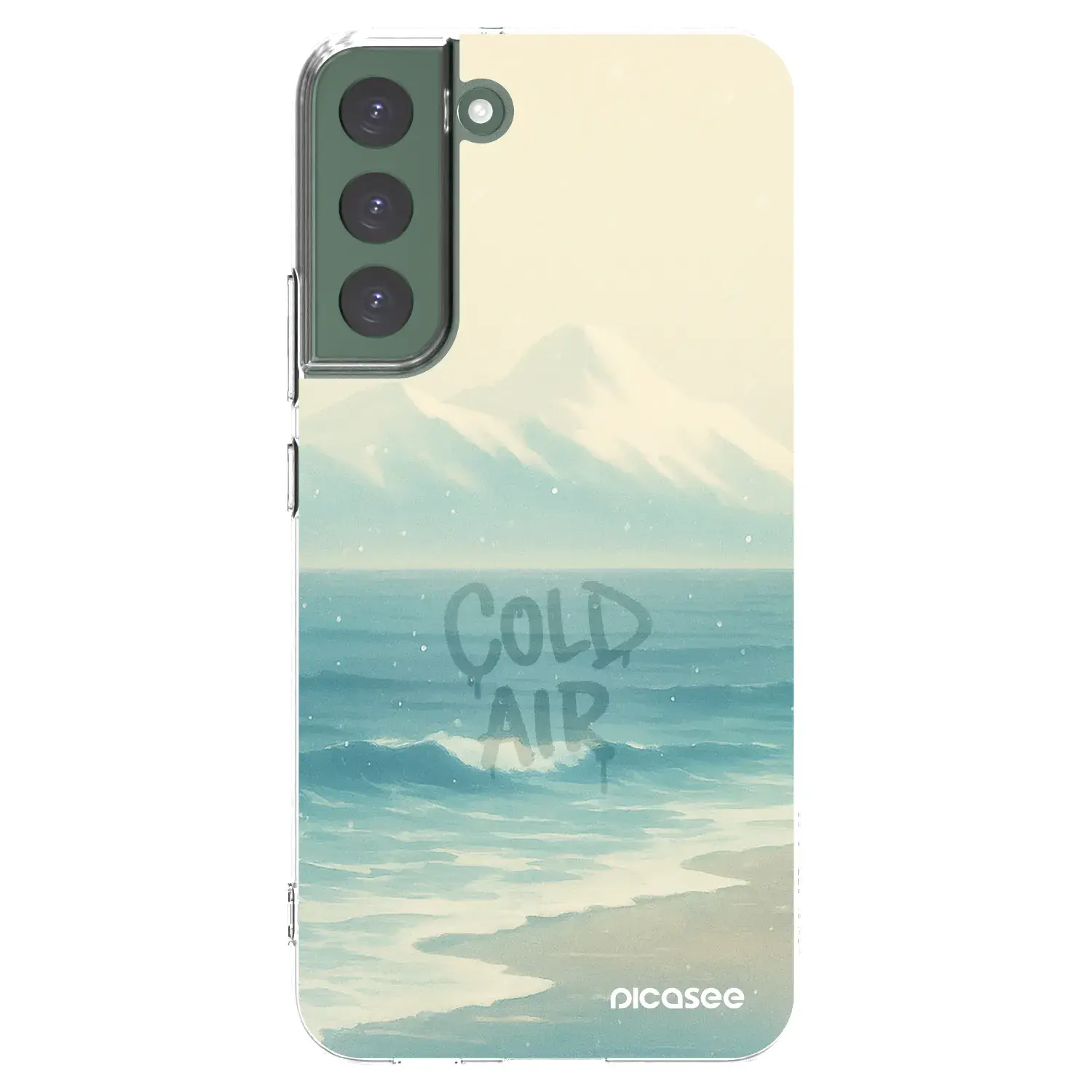 Silikonový průhledný obal pro Samsung Galaxy S22+ 5G - COLD AIR