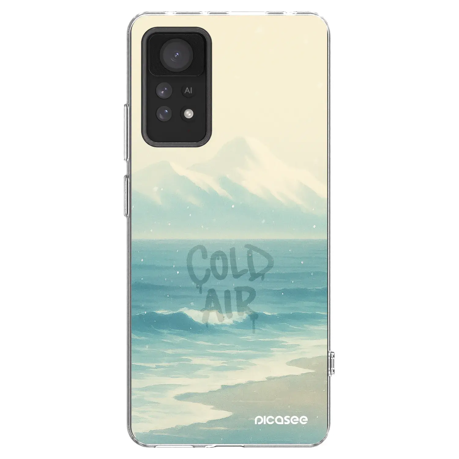 Silikonový průhledný obal pro Xiaomi Redmi Note 11 Pro - COLD AIR