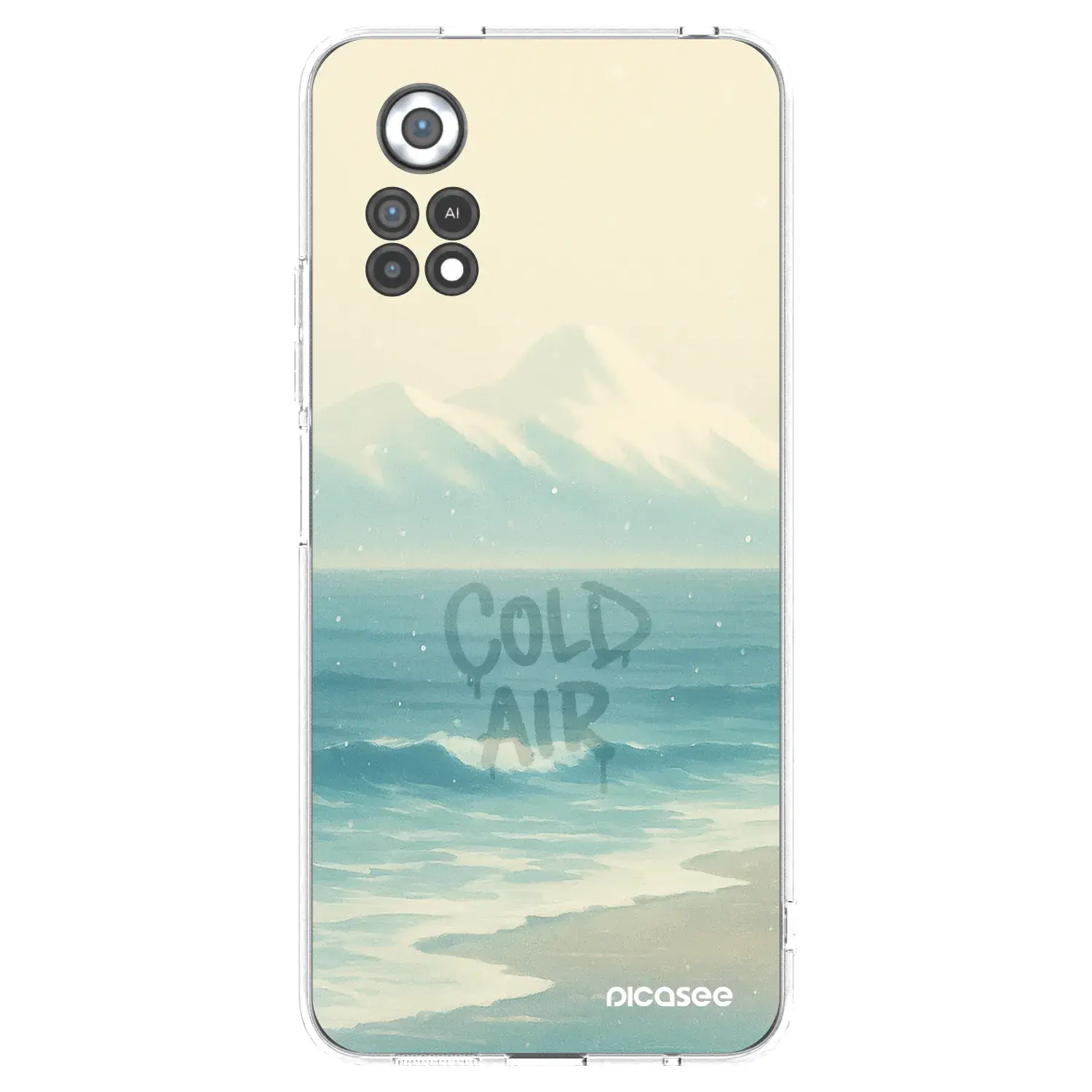 Silikonový průhledný obal pro Xiaomi Poco X4 Pro 5G - COLD AIR
