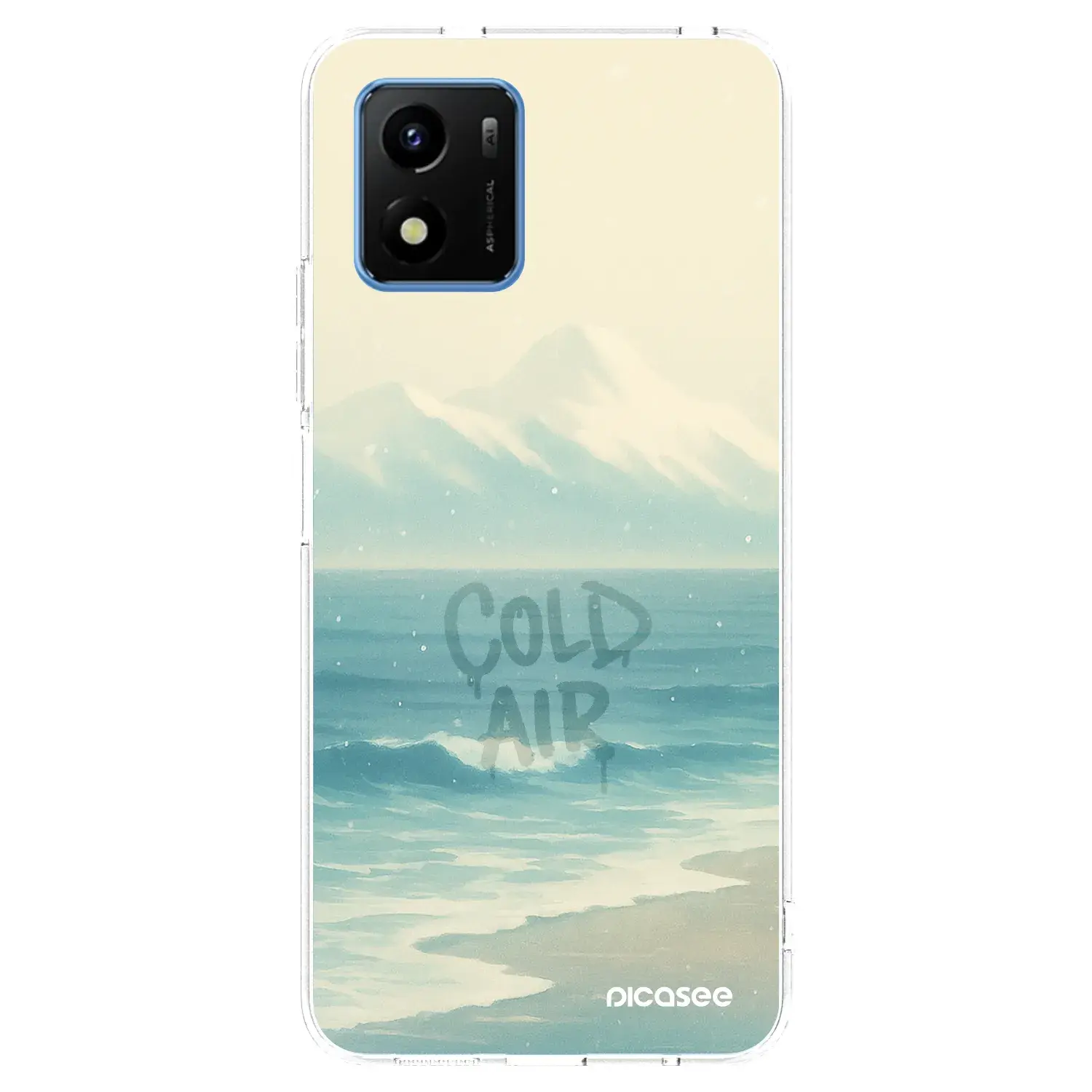 Silikonový průhledný obal pro Vivo Y01 - COLD AIR