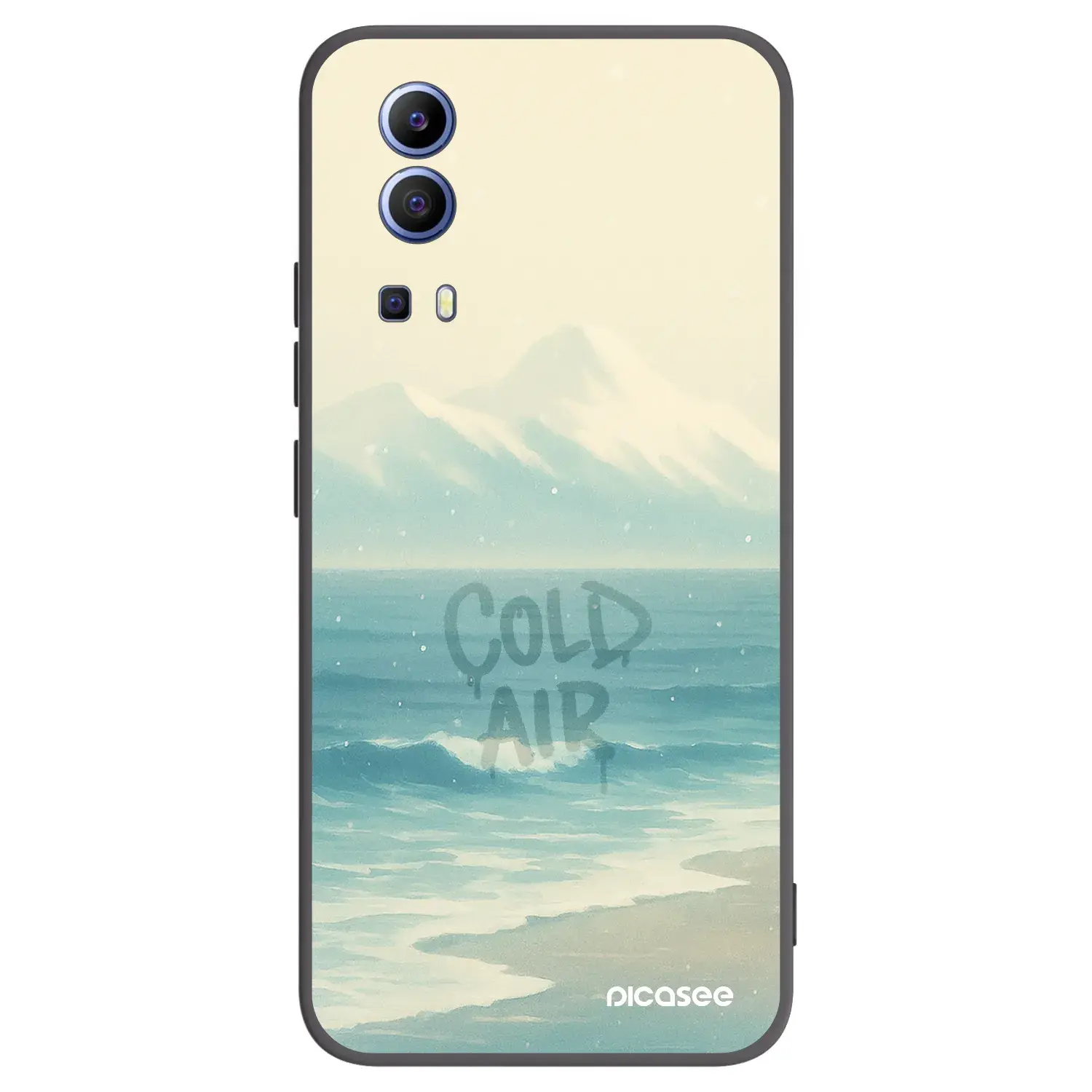 Silikonový černý obal pro Vivo Y52 5G - COLD AIR