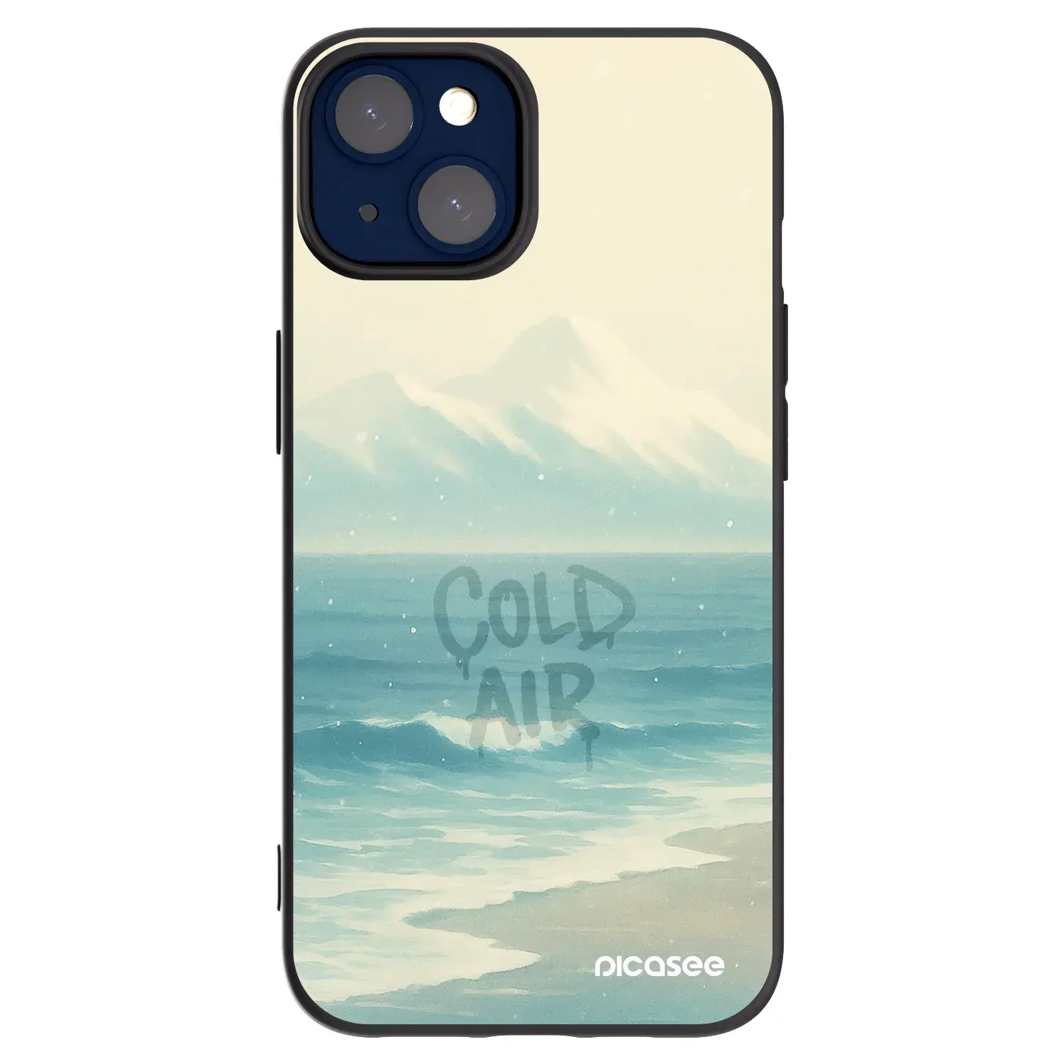 Silikonový černý obal pro Apple iPhone 14 - COLD AIR