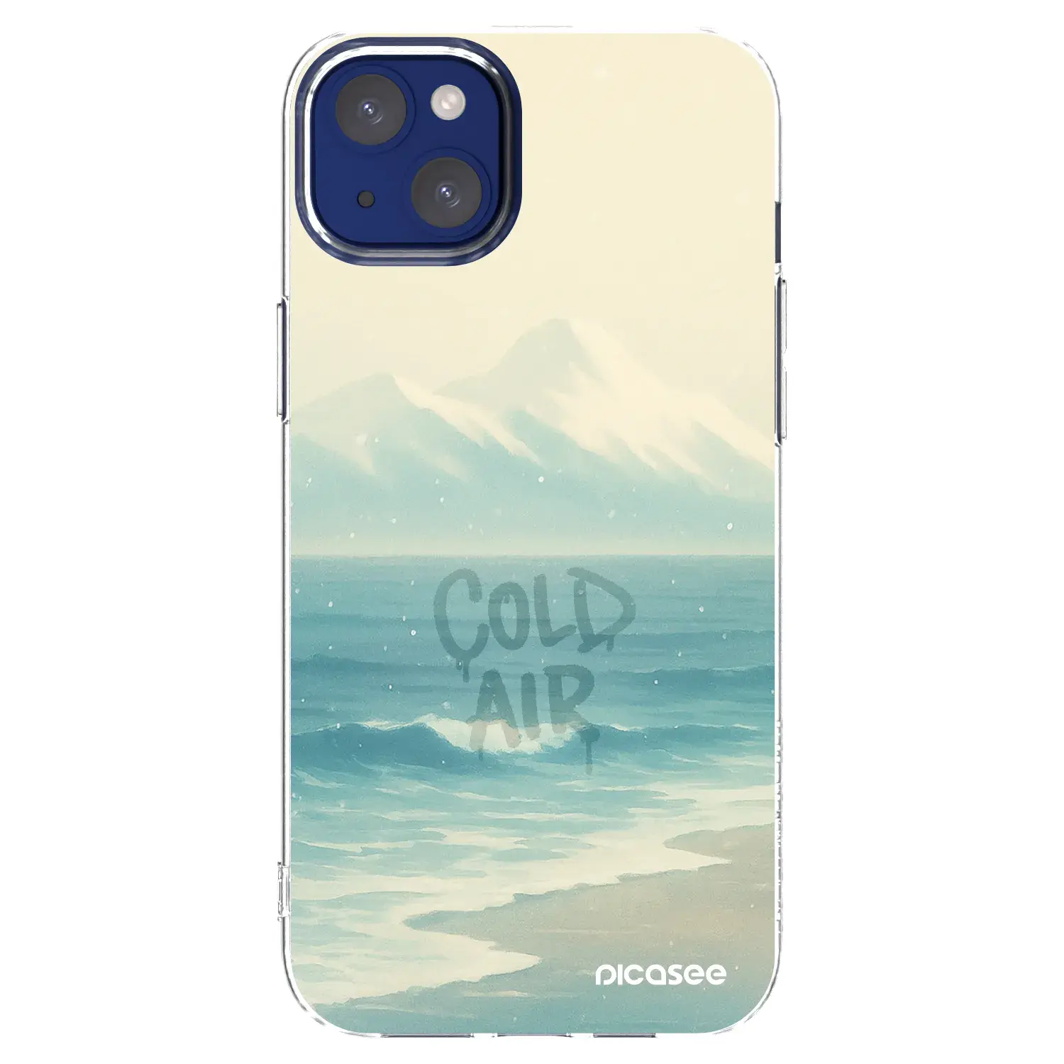 Silikonový průhledný obal pro Apple iPhone 14 Plus - COLD AIR