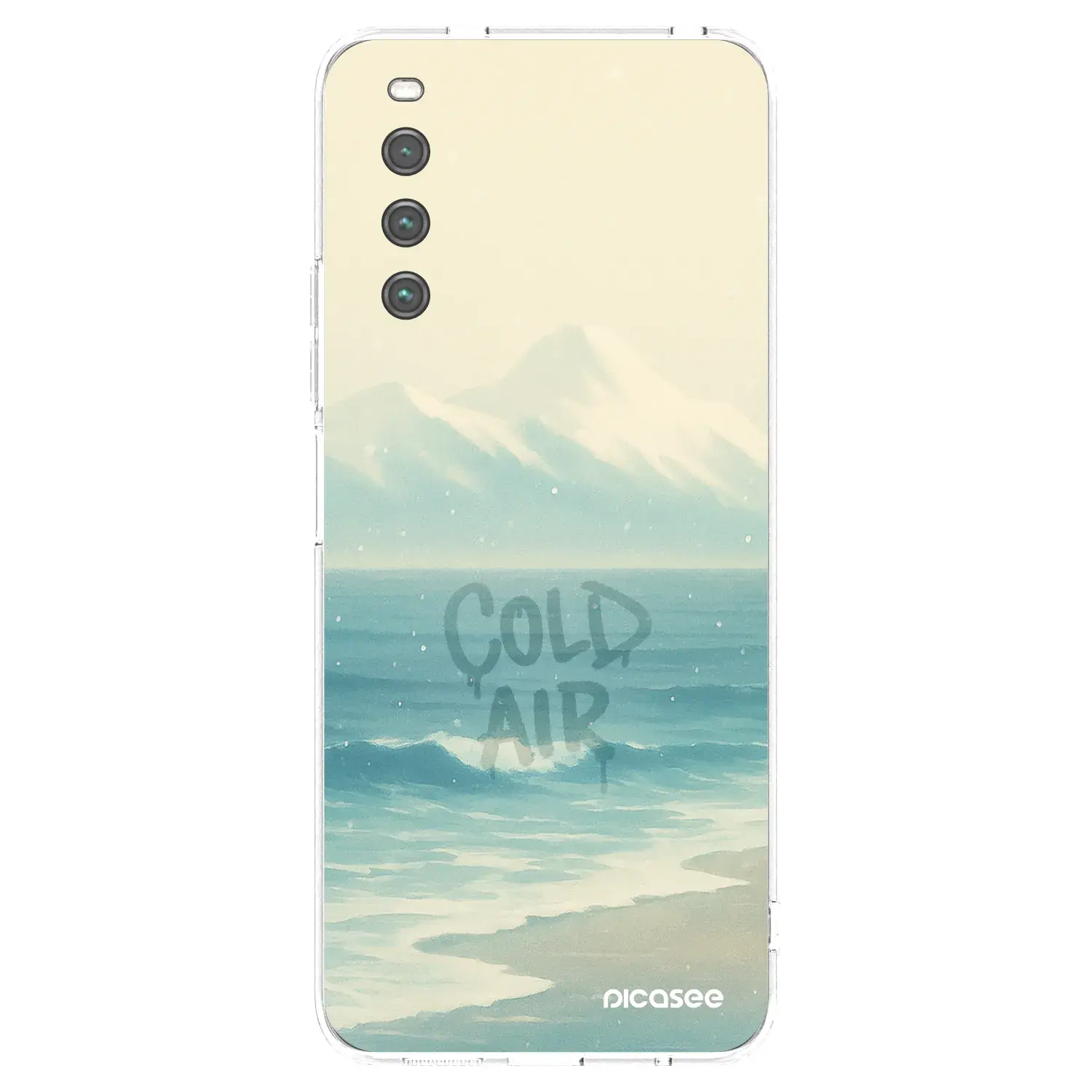 Silikonový průhledný obal pro Sony Xperia 10 IV 5G - COLD AIR
