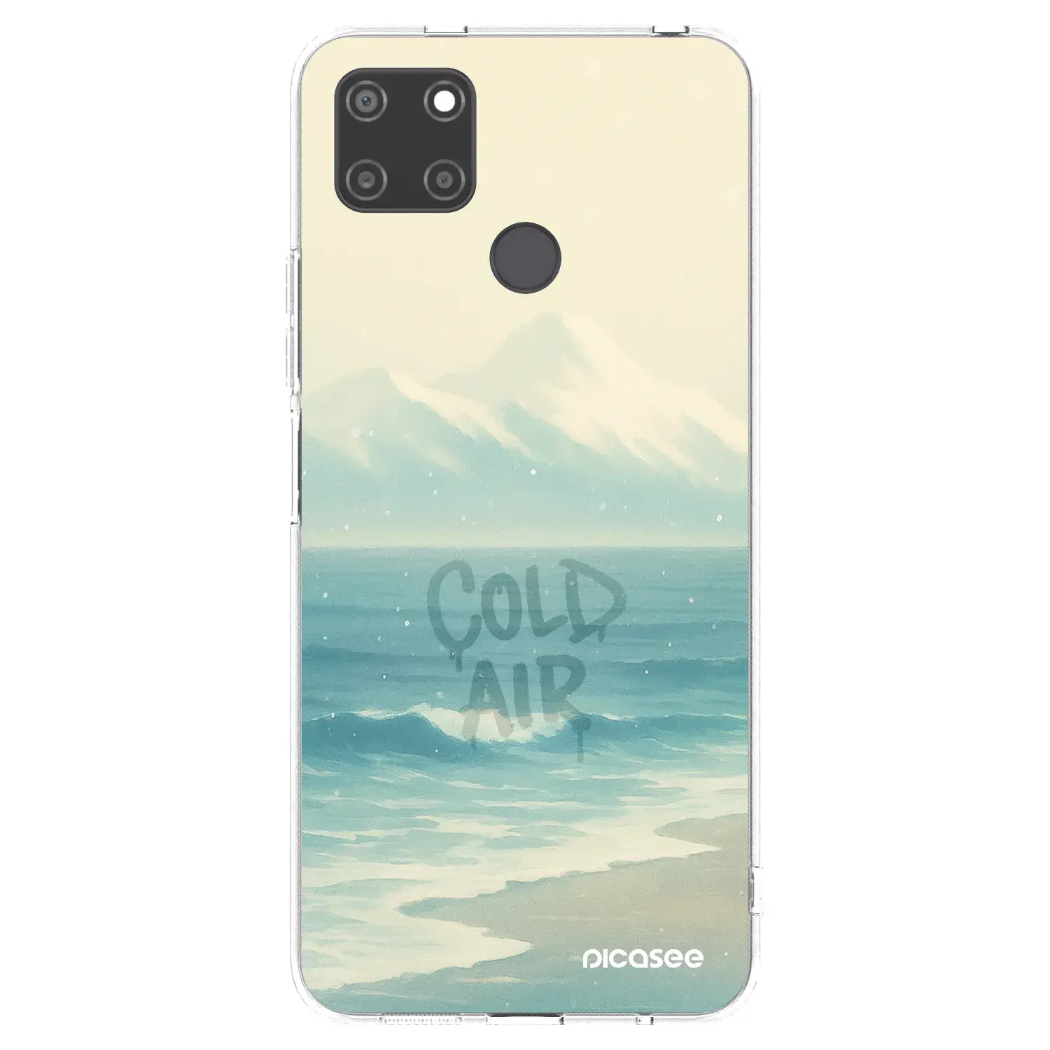 Silikonový průhledný obal pro Realme C21Y - COLD AIR