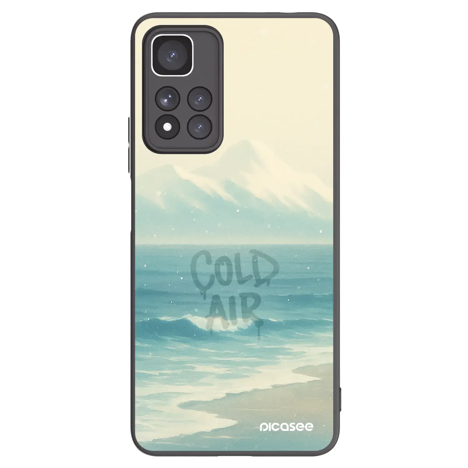 Silikonový černý obal pro Xiaomi Redmi Note 11 Pro+ 5G - COLD AIR