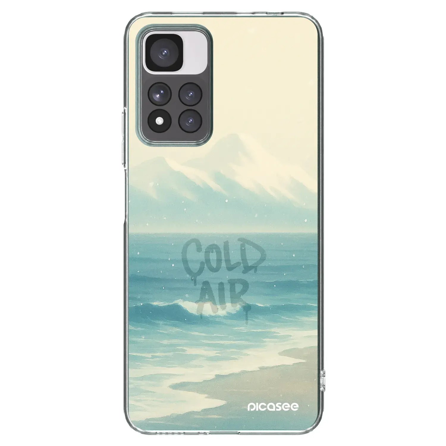 Silikonový průhledný obal pro Xiaomi Redmi Note 11 Pro+ 5G - COLD AIR