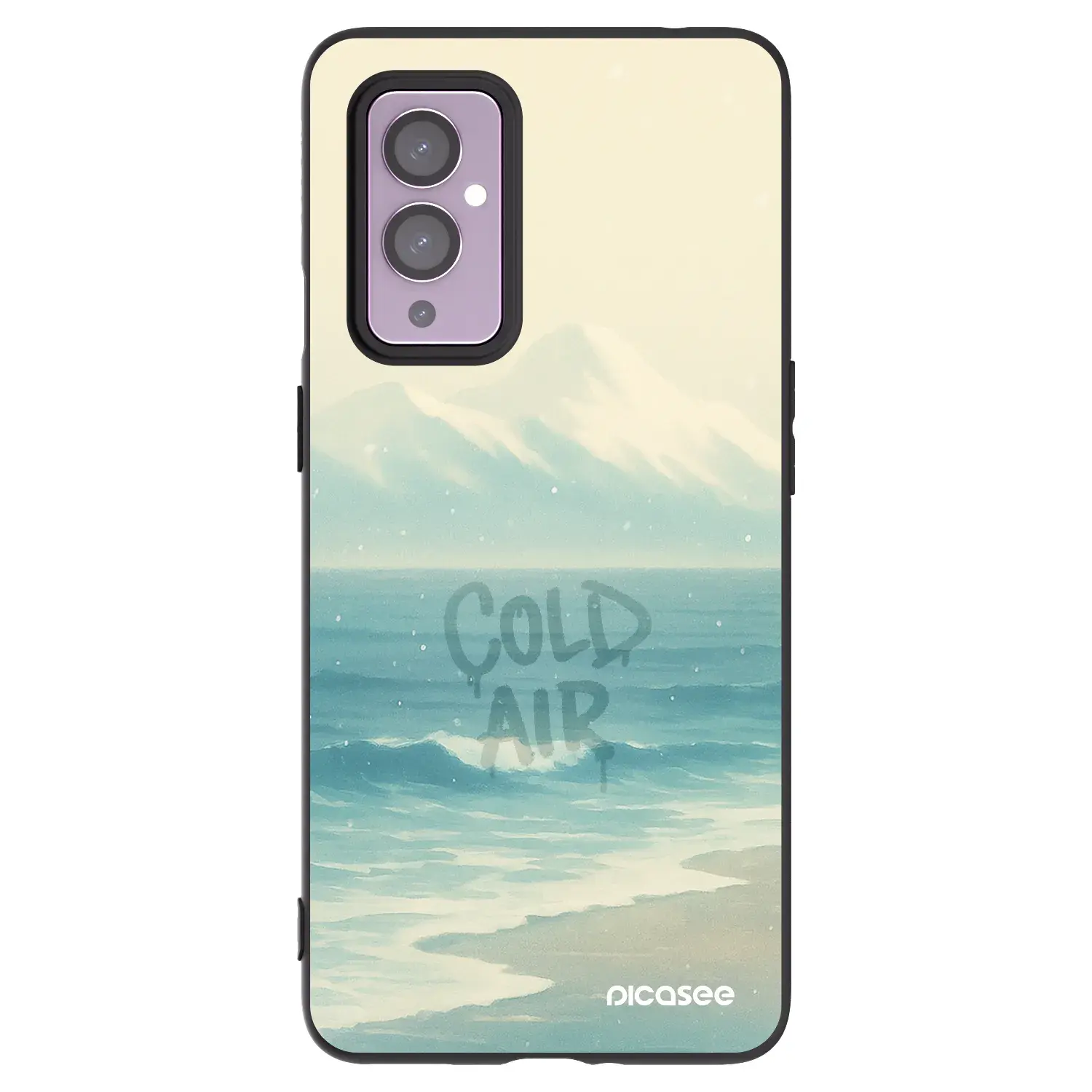 Silikonový černý obal pro OnePlus 9 - COLD AIR
