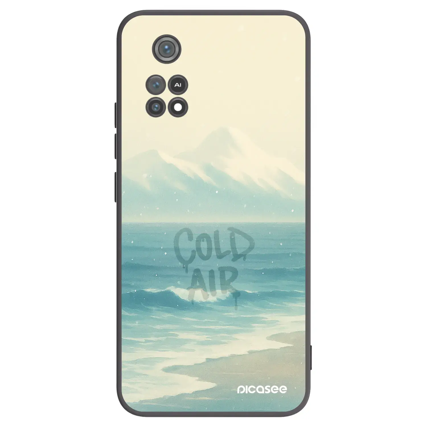 Silikonový černý obal pro Xiaomi Poco M4 Pro - COLD AIR