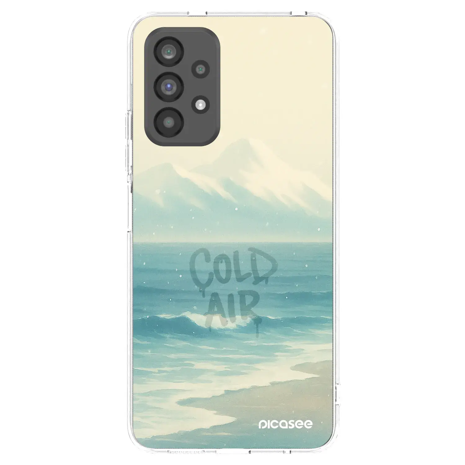 Silikonový průhledný obal pro Samsung Galaxy A73 5G - COLD AIR