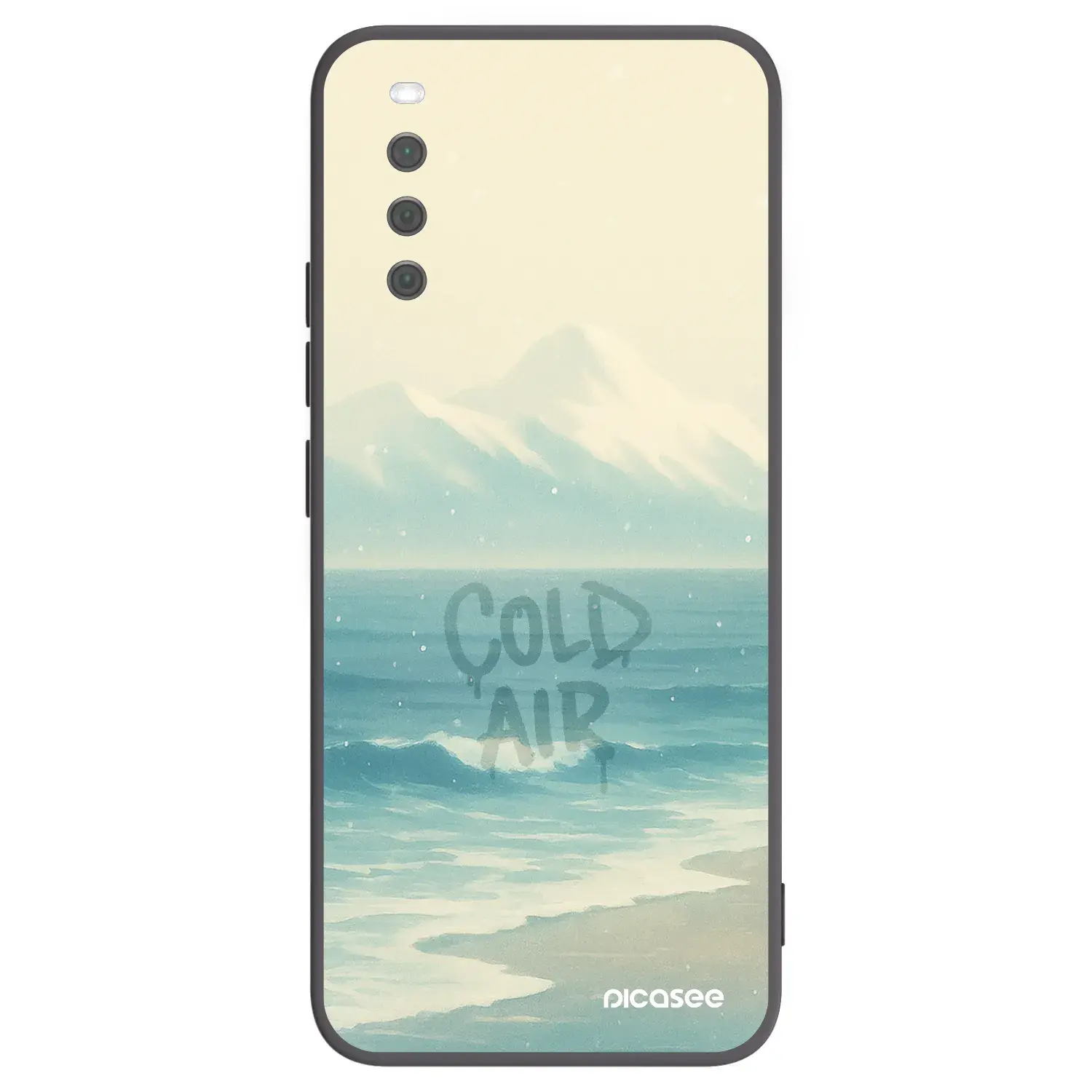Silikonový černý obal pro Sony Xperia 10 III - COLD AIR