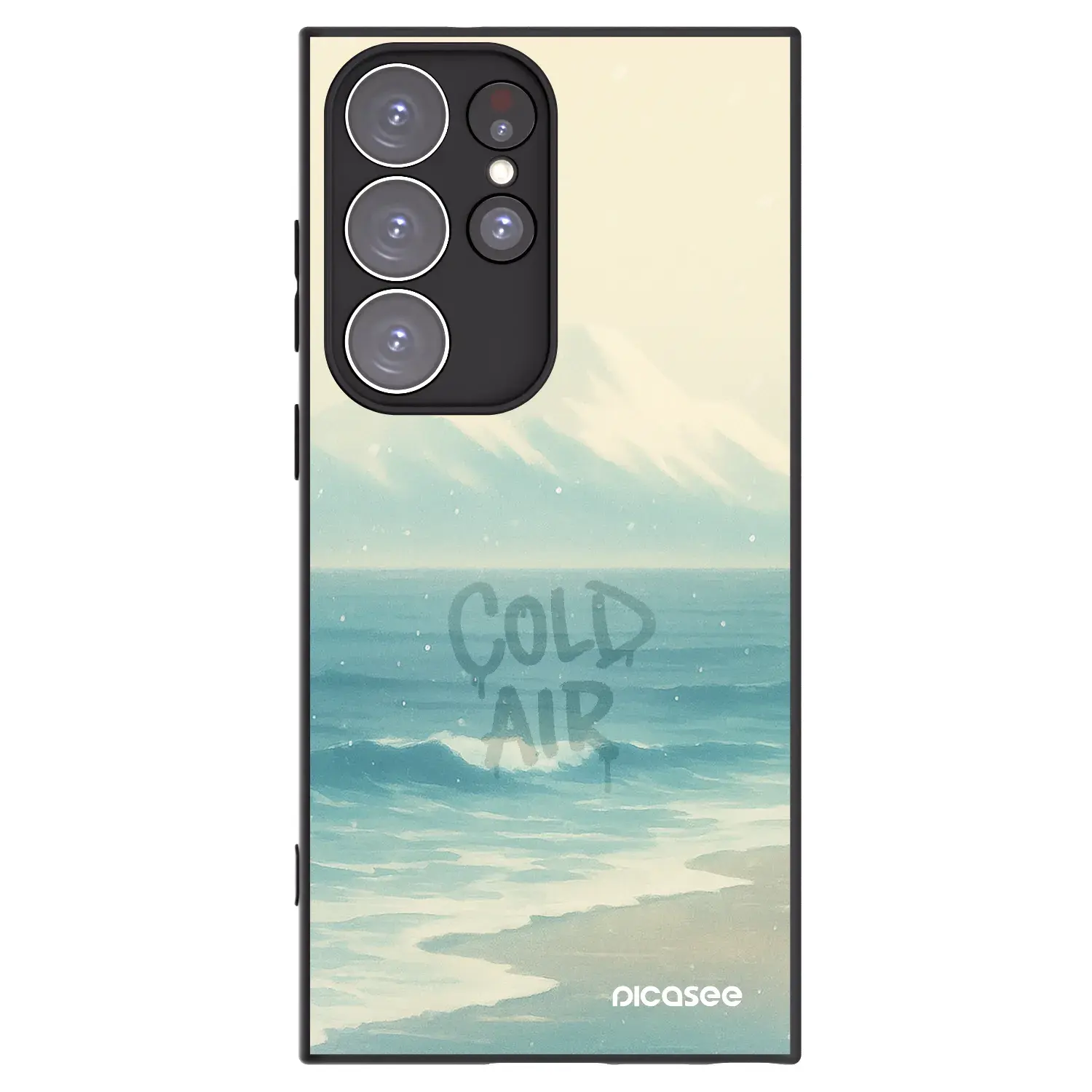 Silikonový černý obal pro Samsung Galaxy S23 Ultra 5G - COLD AIR