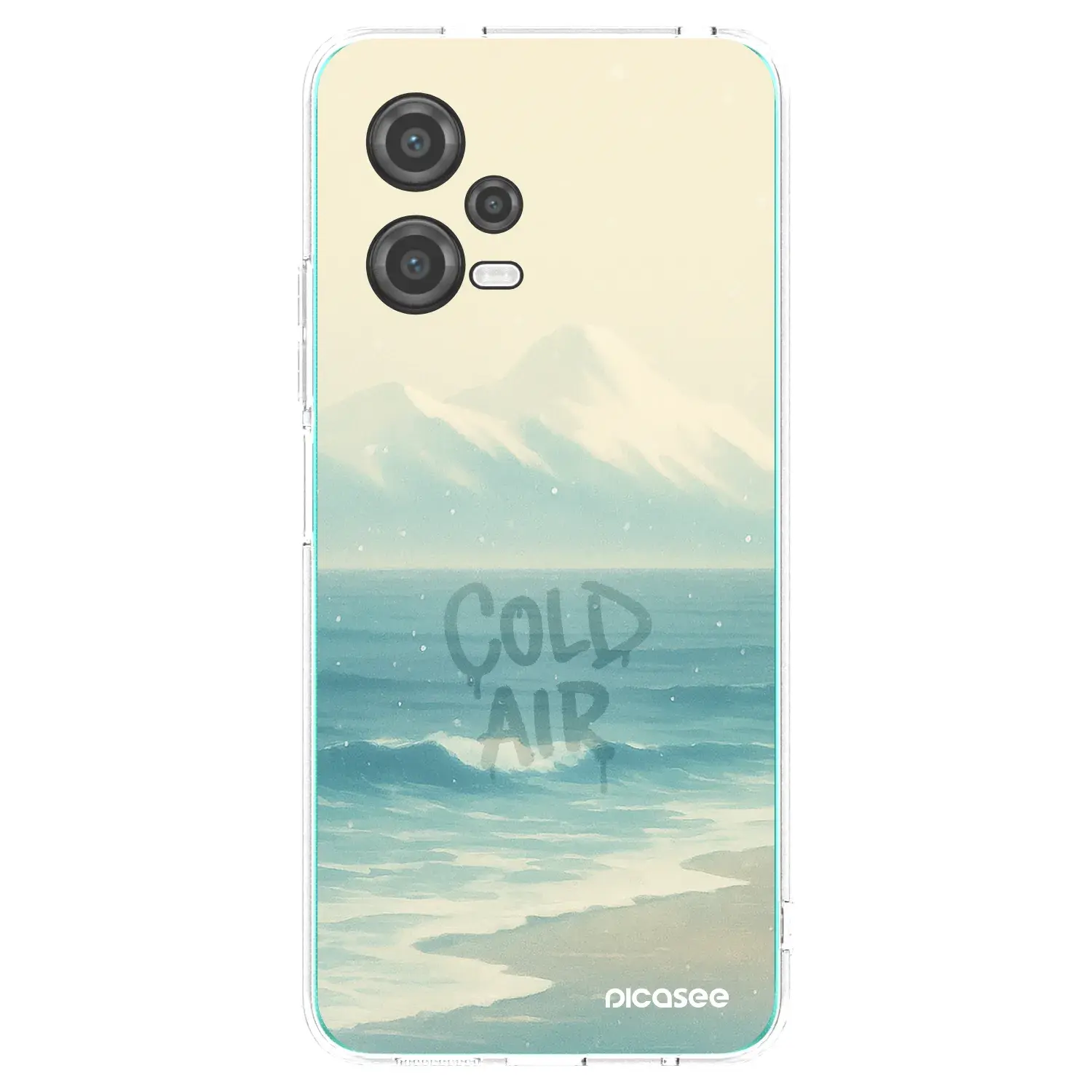 Silikonový průhledný obal pro Xiaomi Poco X5 - COLD AIR