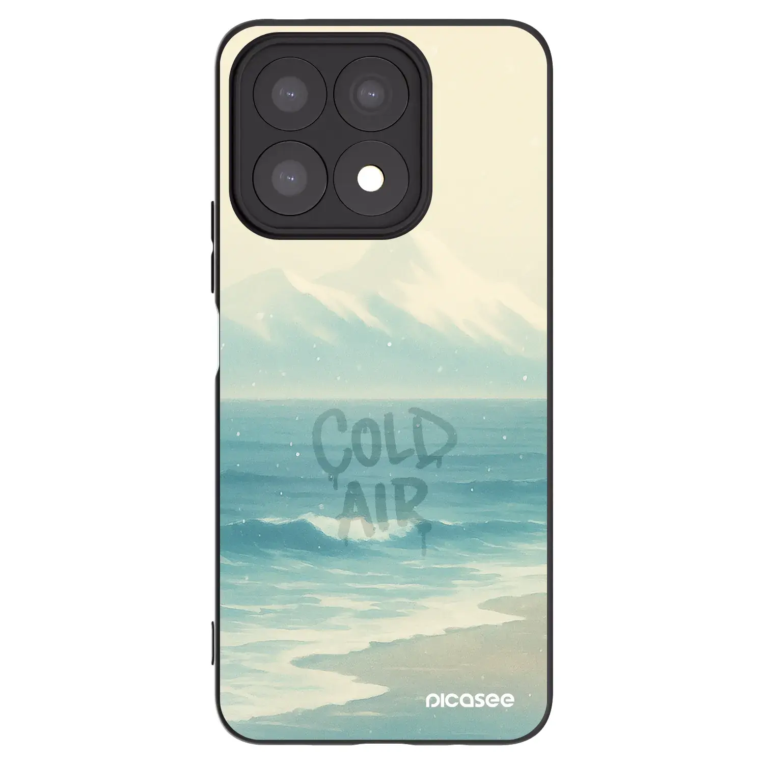 Silikonový černý obal pro Honor X8a - COLD AIR