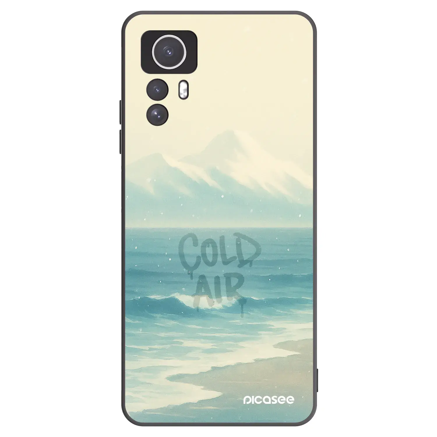 Silikonový černý obal pro Xiaomi Redmi Note 12S - COLD AIR