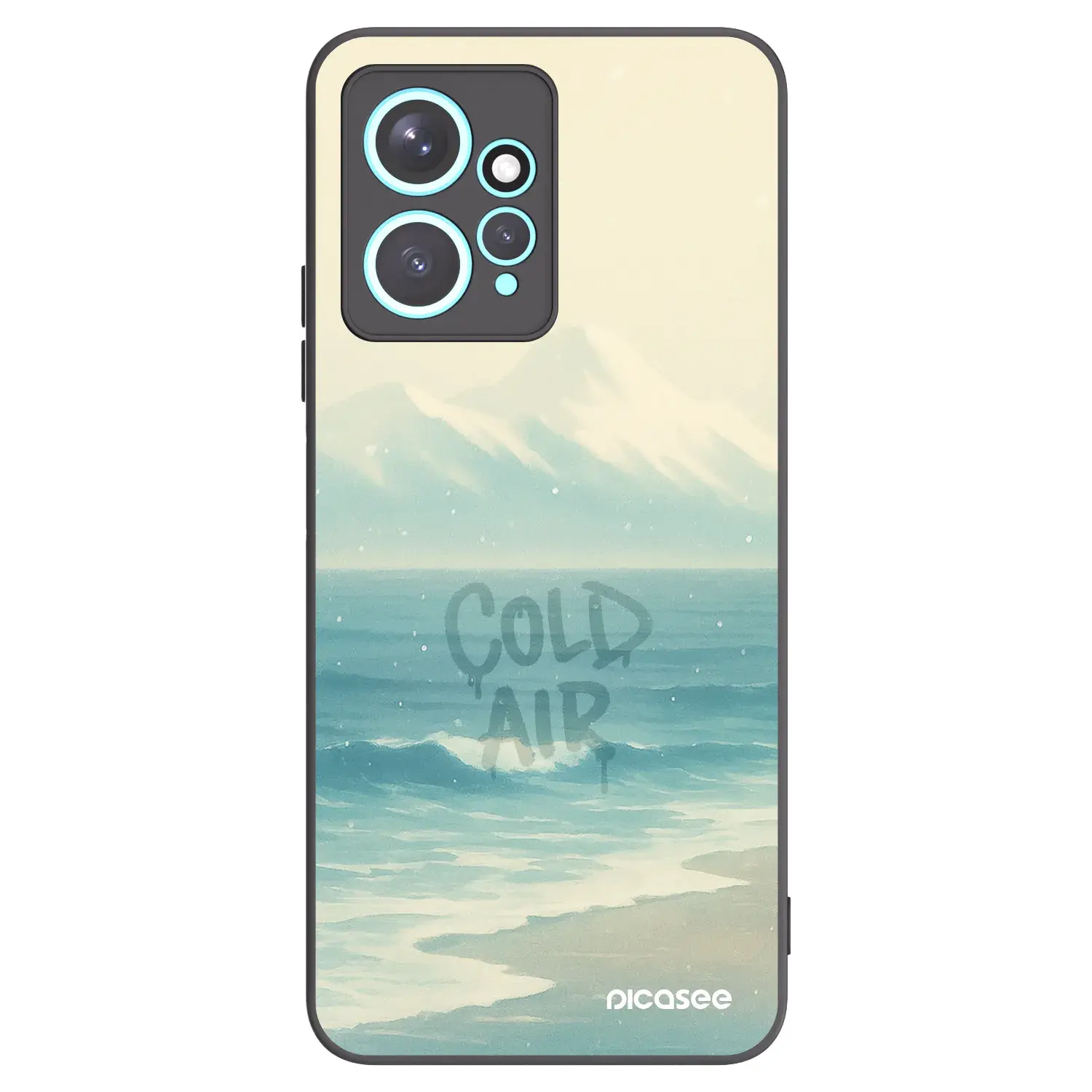 Silikonový černý obal pro Xiaomi Redmi Note 12 4G - COLD AIR