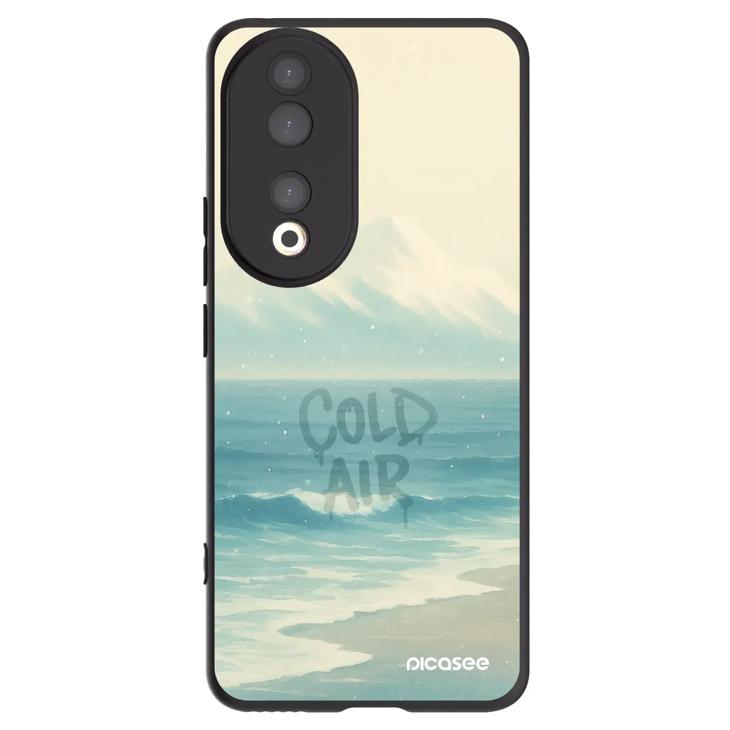 Silikonový černý obal pro Honor 90 5G - COLD AIR