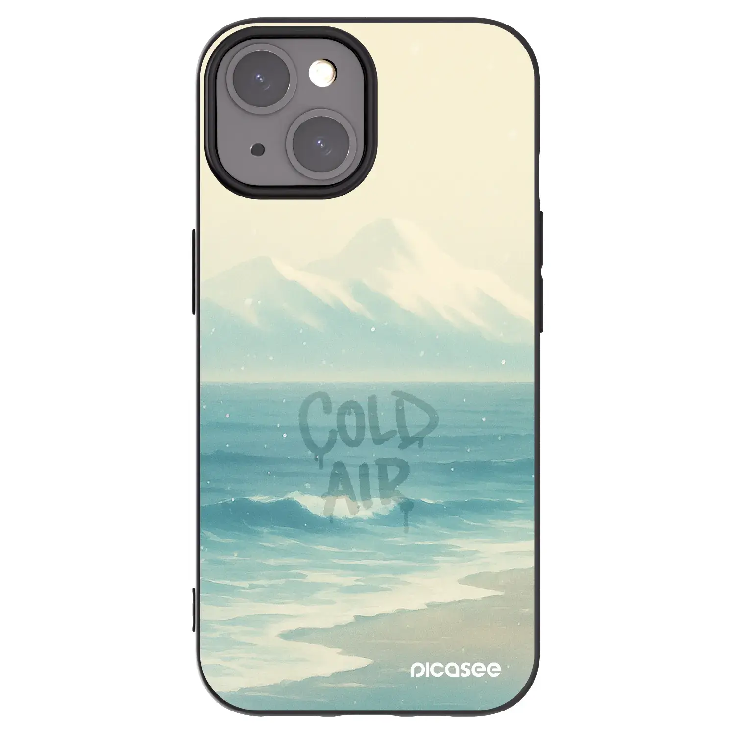 Silikonový černý obal pro Apple iPhone 15 - COLD AIR