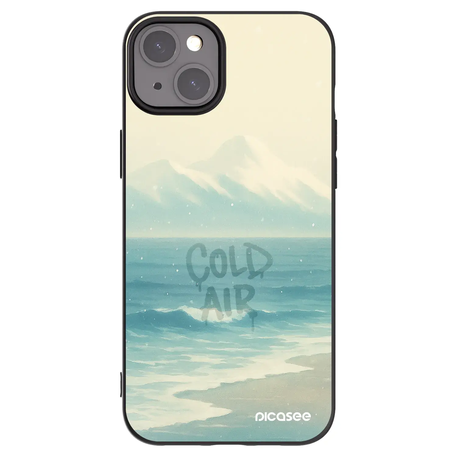 Silikonový černý obal pro Apple iPhone 15 Plus - COLD AIR