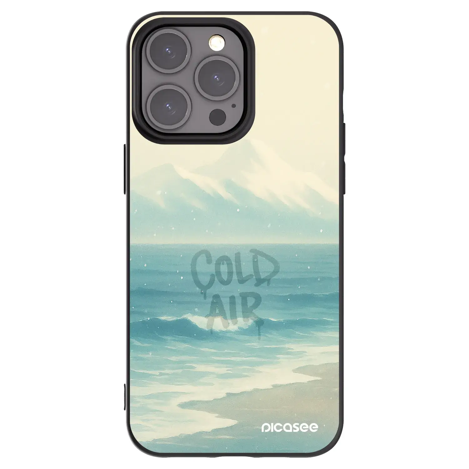 Silikonový černý obal pro Apple iPhone 15 Pro Max - COLD AIR