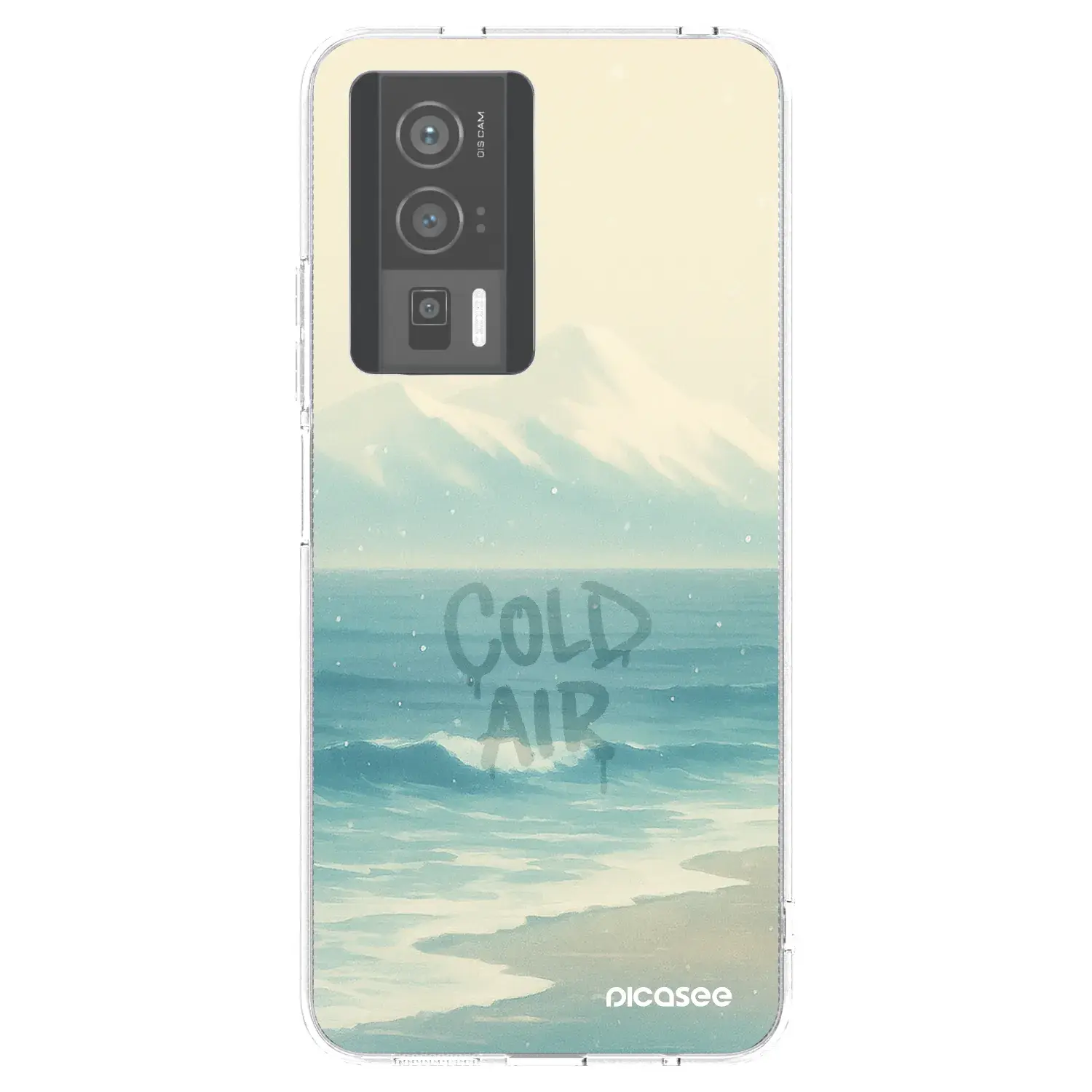 Silikonový průhledný obal pro Xiaomi Poco F5 Pro 5G - COLD AIR