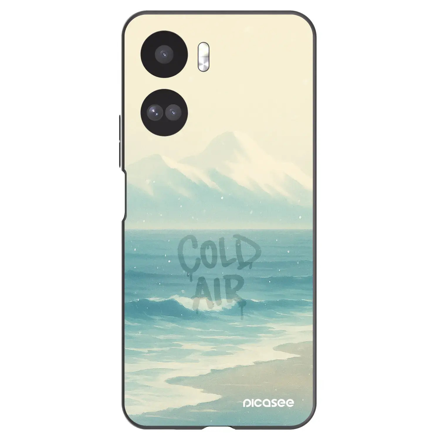 Silikonový černý obal pro Honor 90 Lite 5G - COLD AIR