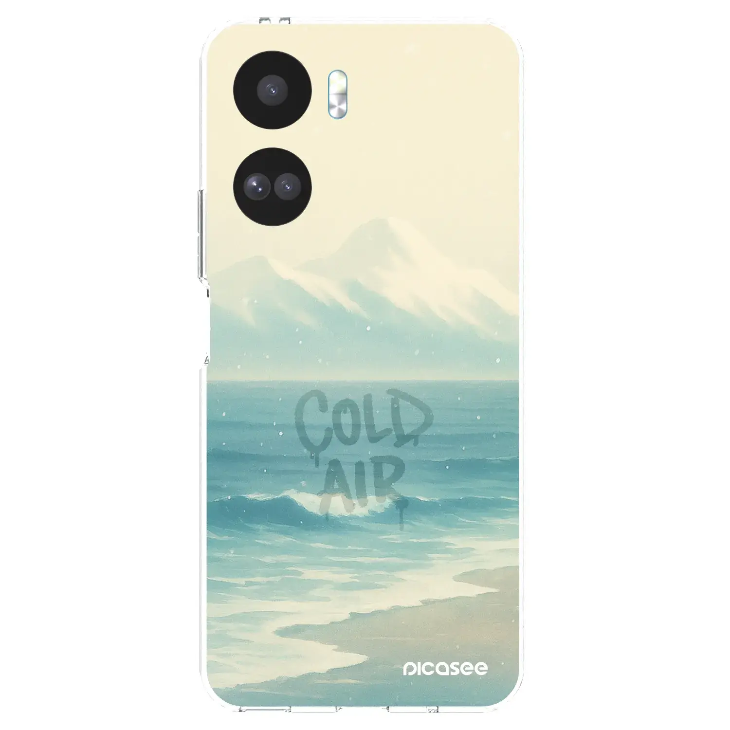 Silikonový průhledný obal pro Honor 90 Lite 5G - COLD AIR