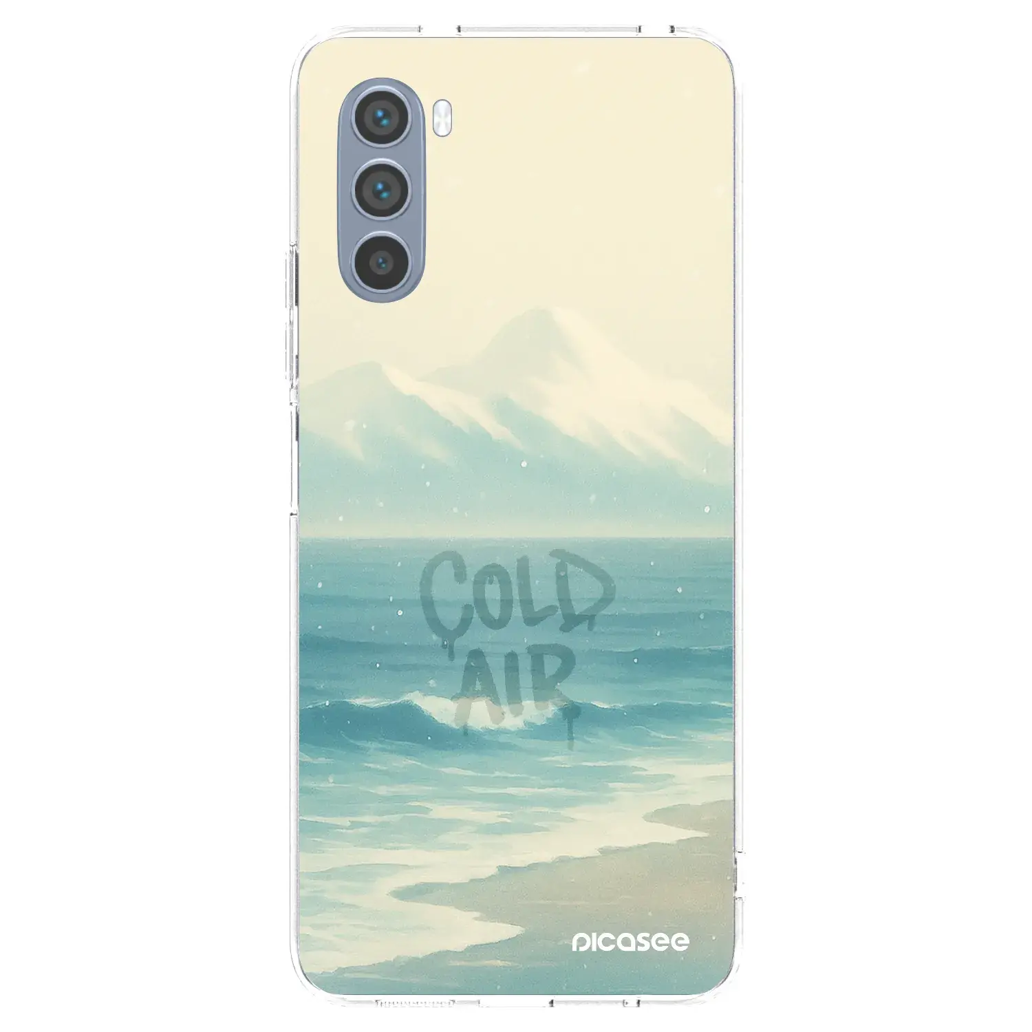 Silikonový průhledný obal pro Motorola Moto G62 - COLD AIR