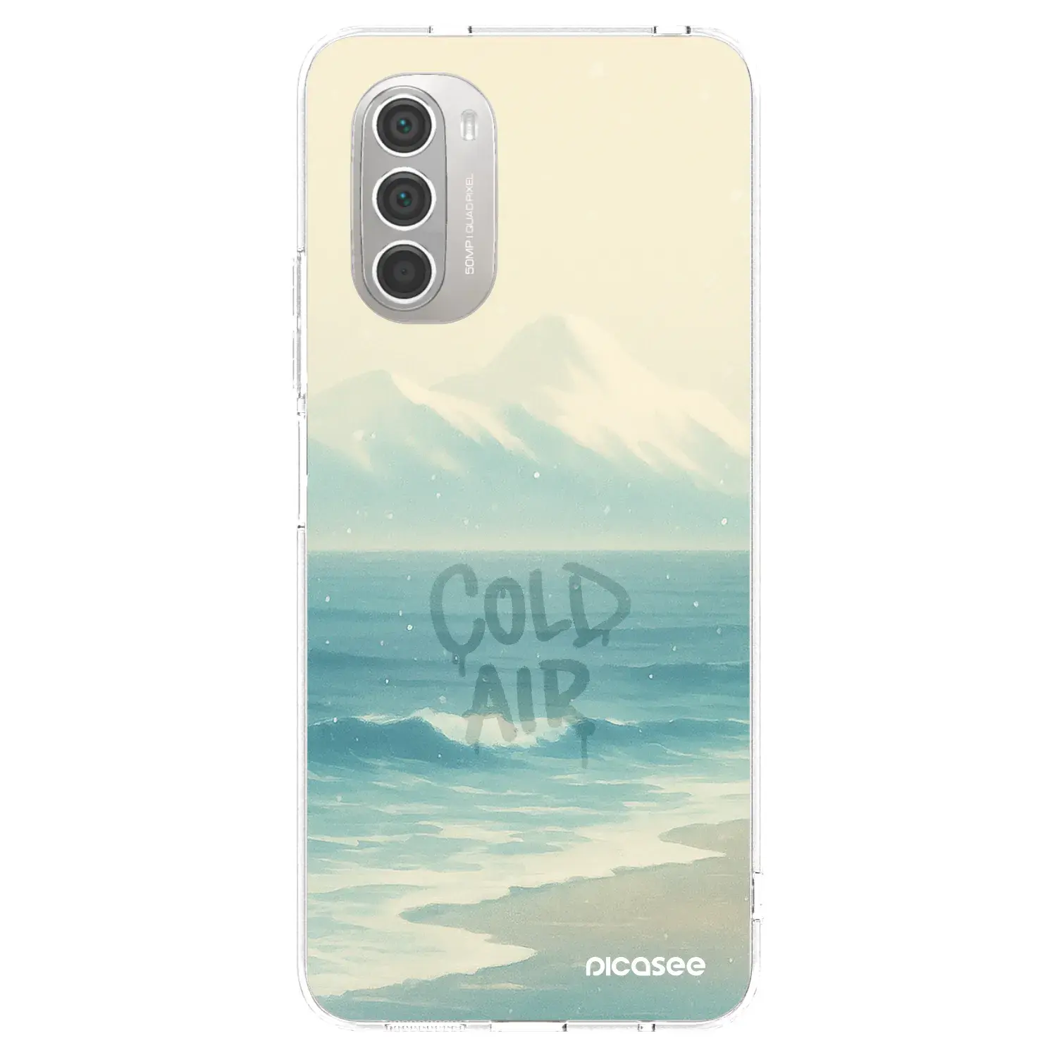 Silikonový průhledný obal pro Motorola Moto G51 - COLD AIR