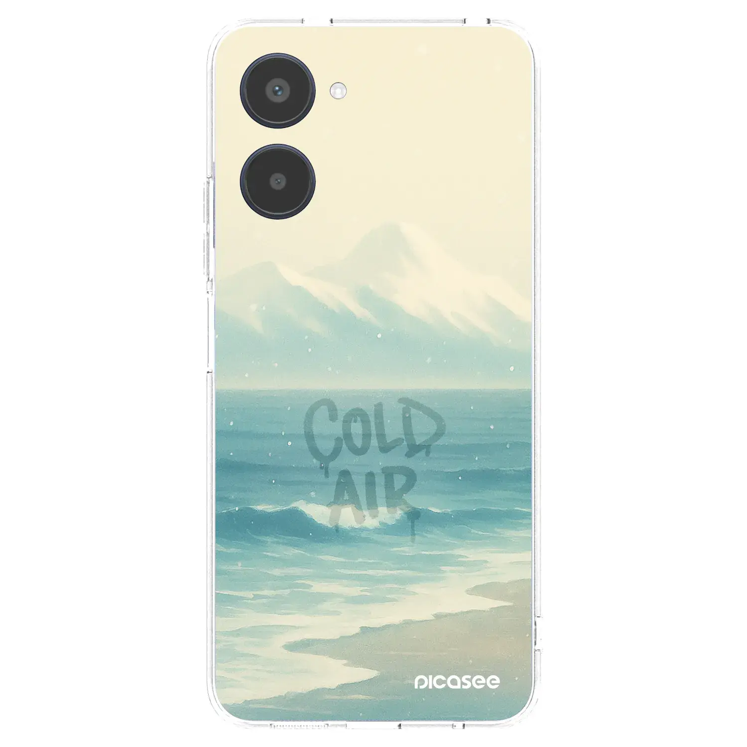 Silikonový průhledný obal pro Realme 10 4G - COLD AIR