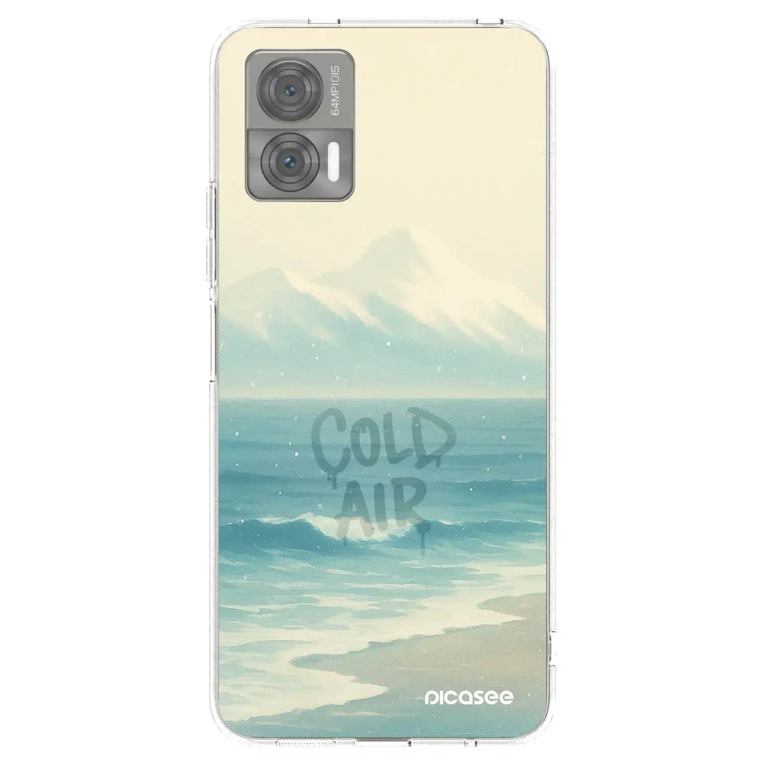 Silikonový průhledný obal pro Motorola Edge 30 Neo - COLD AIR