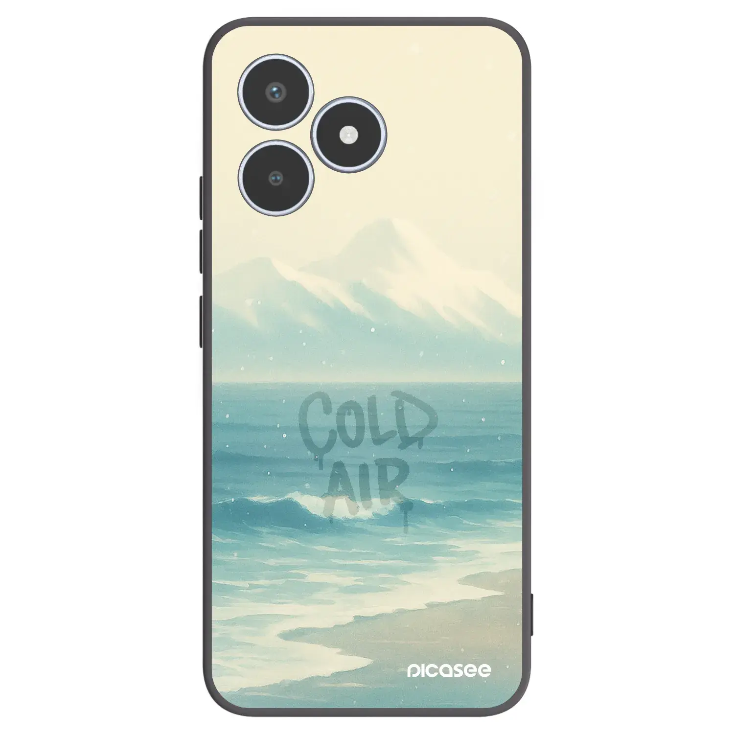 Silikonový černý obal pro Realme C53 - COLD AIR