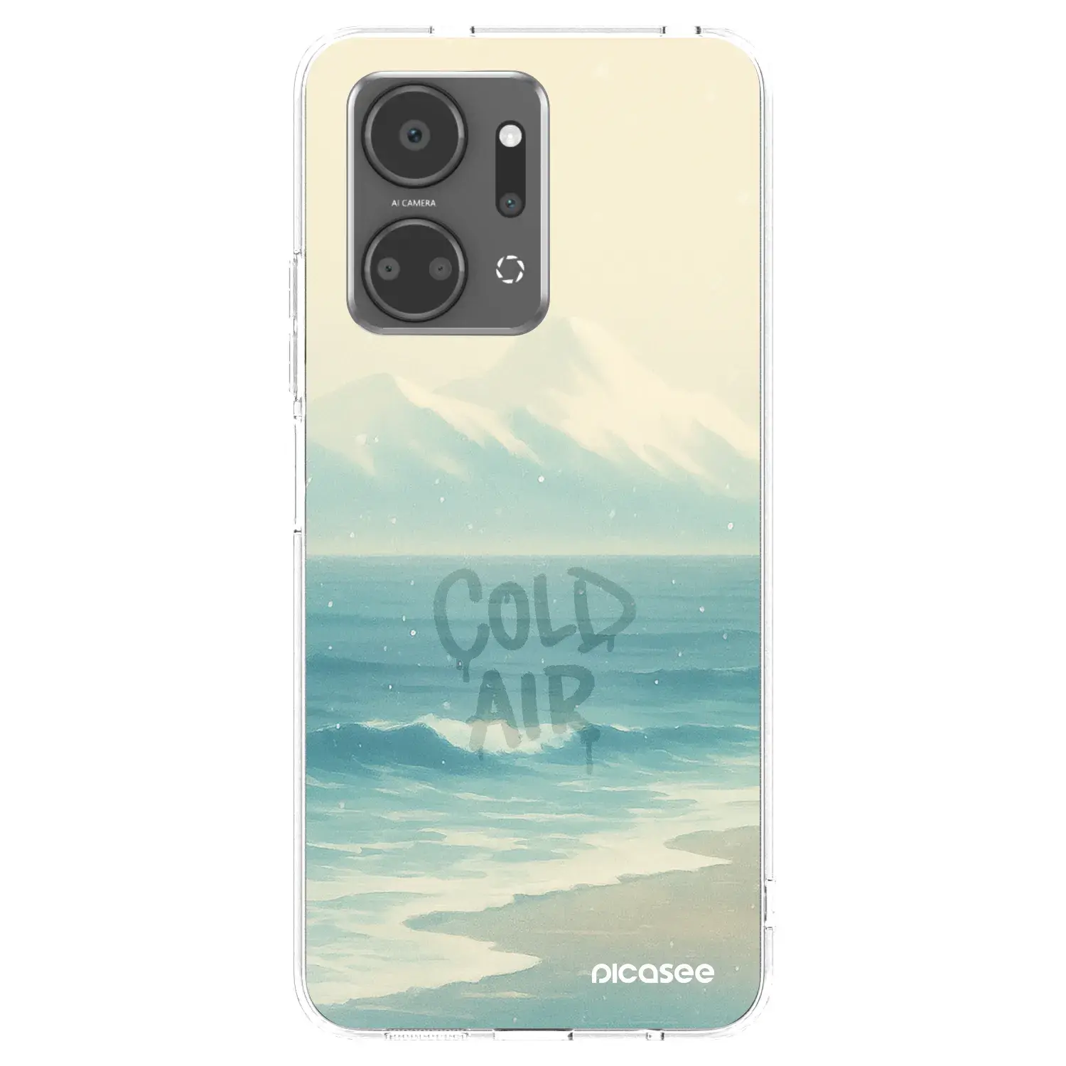 Silikonový průhledný obal pro Honor X7a - COLD AIR