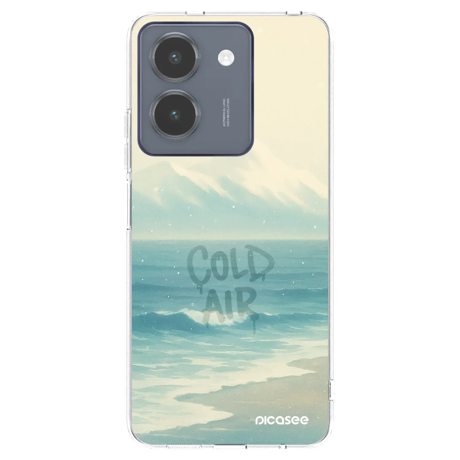 Silikonový průhledný obal pro Vivo Y36 4G - COLD AIR