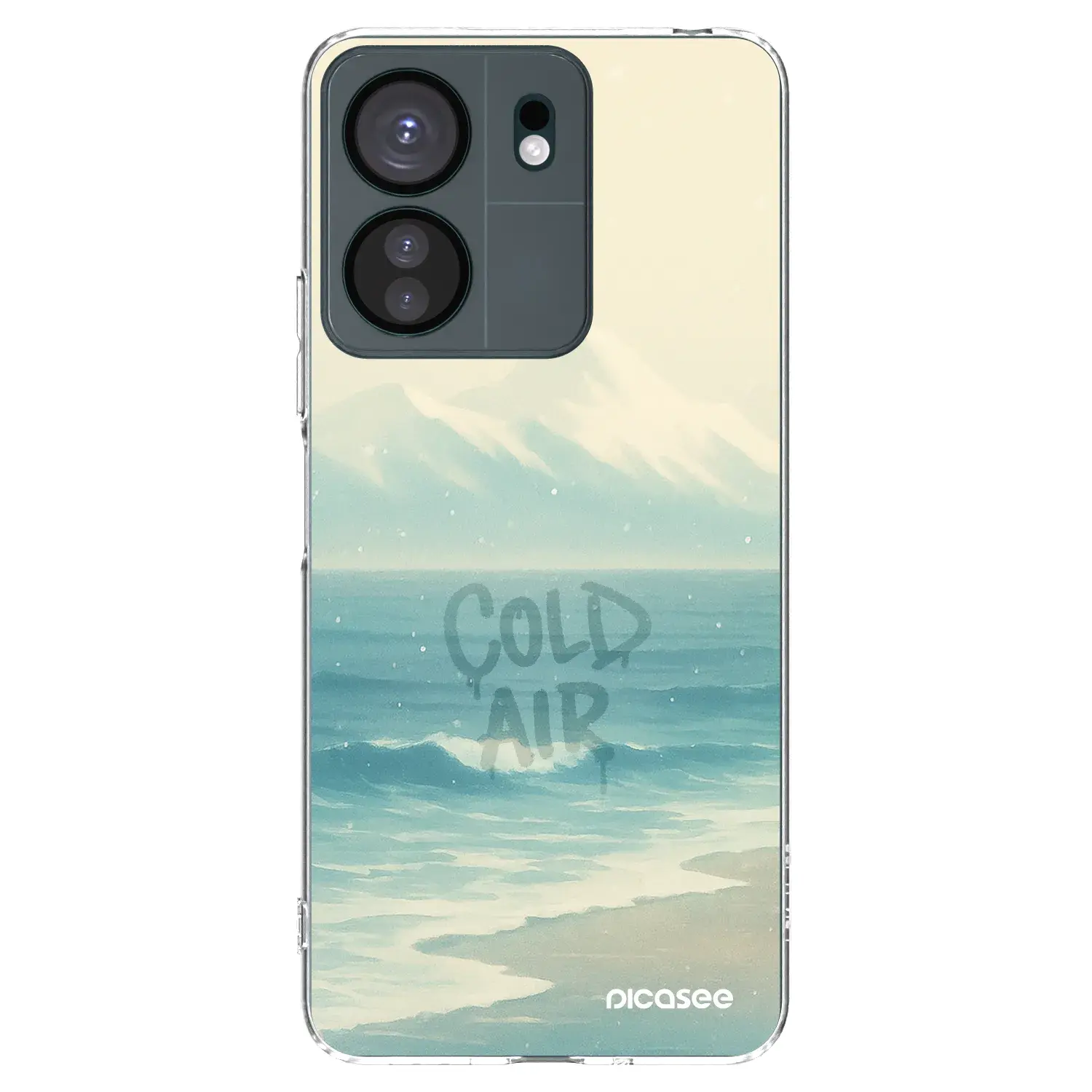 Silikonový průhledný obal pro Xiaomi Redmi 13C 4G - COLD AIR