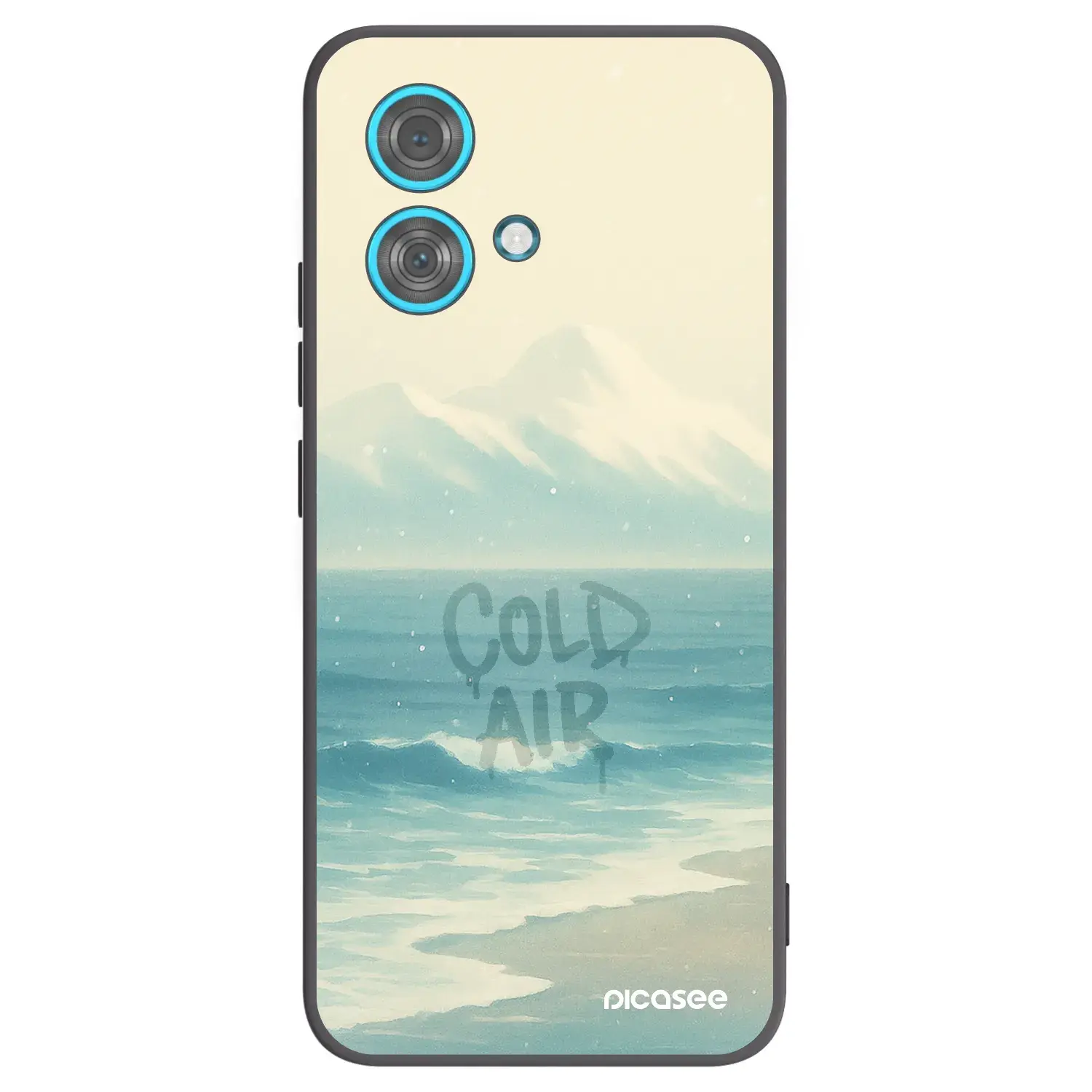Silikonový černý obal pro Motorola Edge 40 Neo - COLD AIR