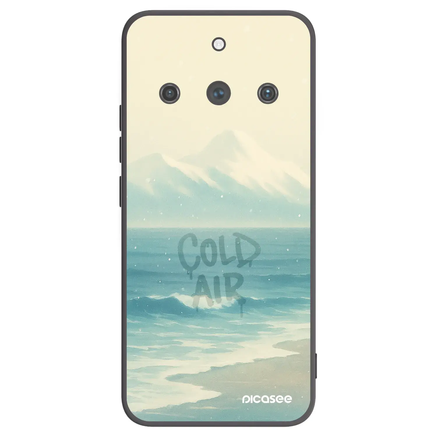 Silikonový černý obal pro Realme 11 Pro+ - COLD AIR