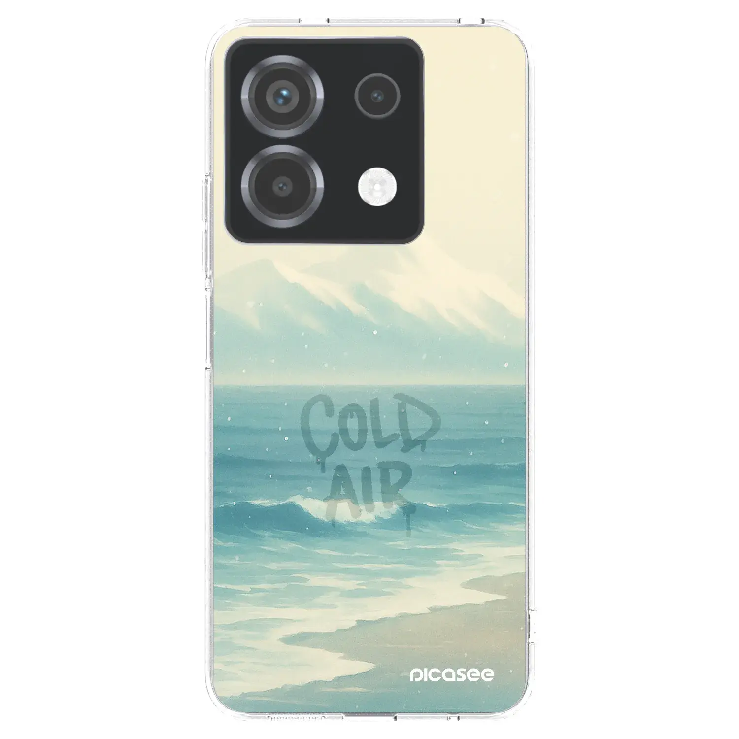 Silikonový průhledný obal pro Xiaomi Poco X6 - COLD AIR