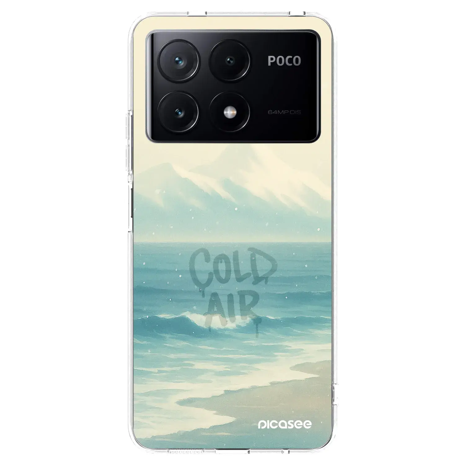 Silikonový průhledný obal pro Xiaomi Poco X6 Pro - COLD AIR