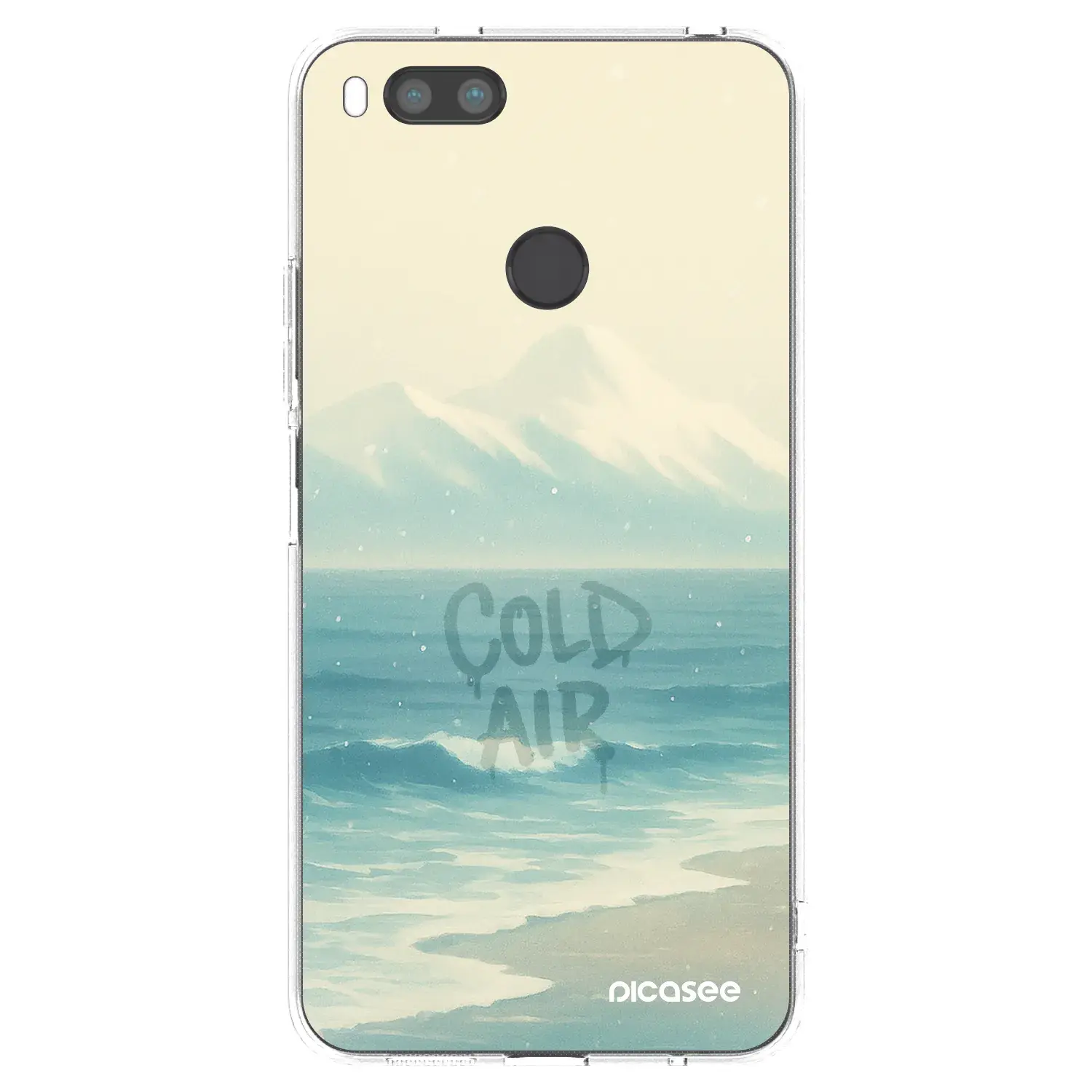 Silikonový průhledný obal pro Xiaomi Mi A1 Global - COLD AIR