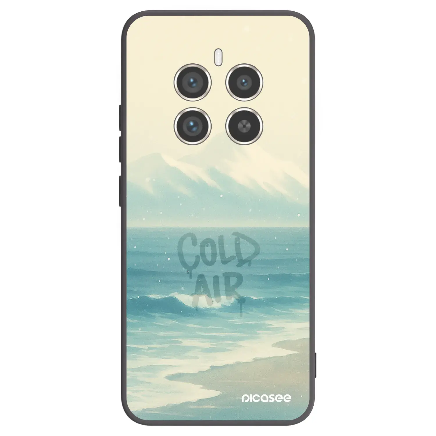Silikonový černý obal pro Realme 12 Pro 5G - COLD AIR