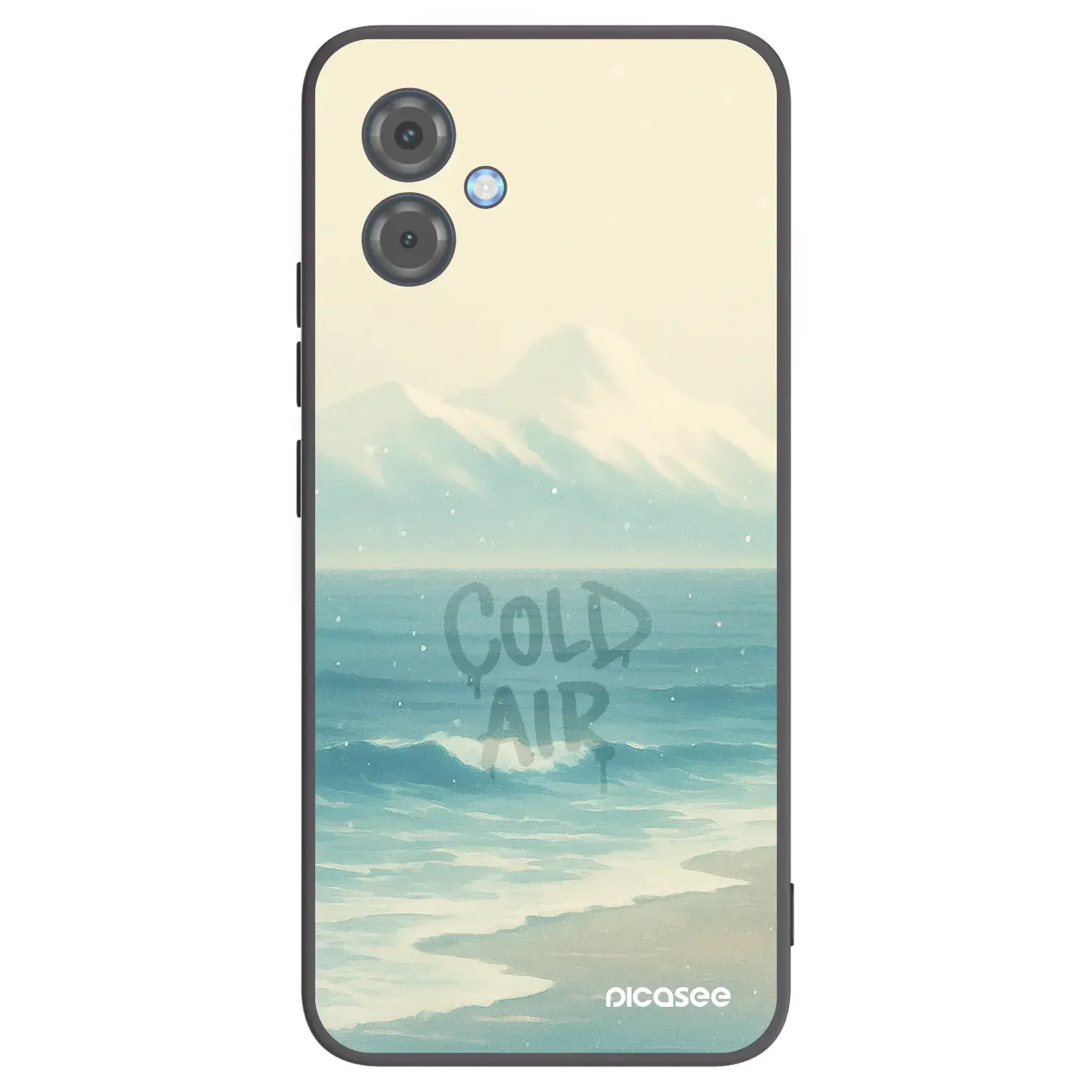 Silikonový černý obal pro Motorola Moto G14 - COLD AIR