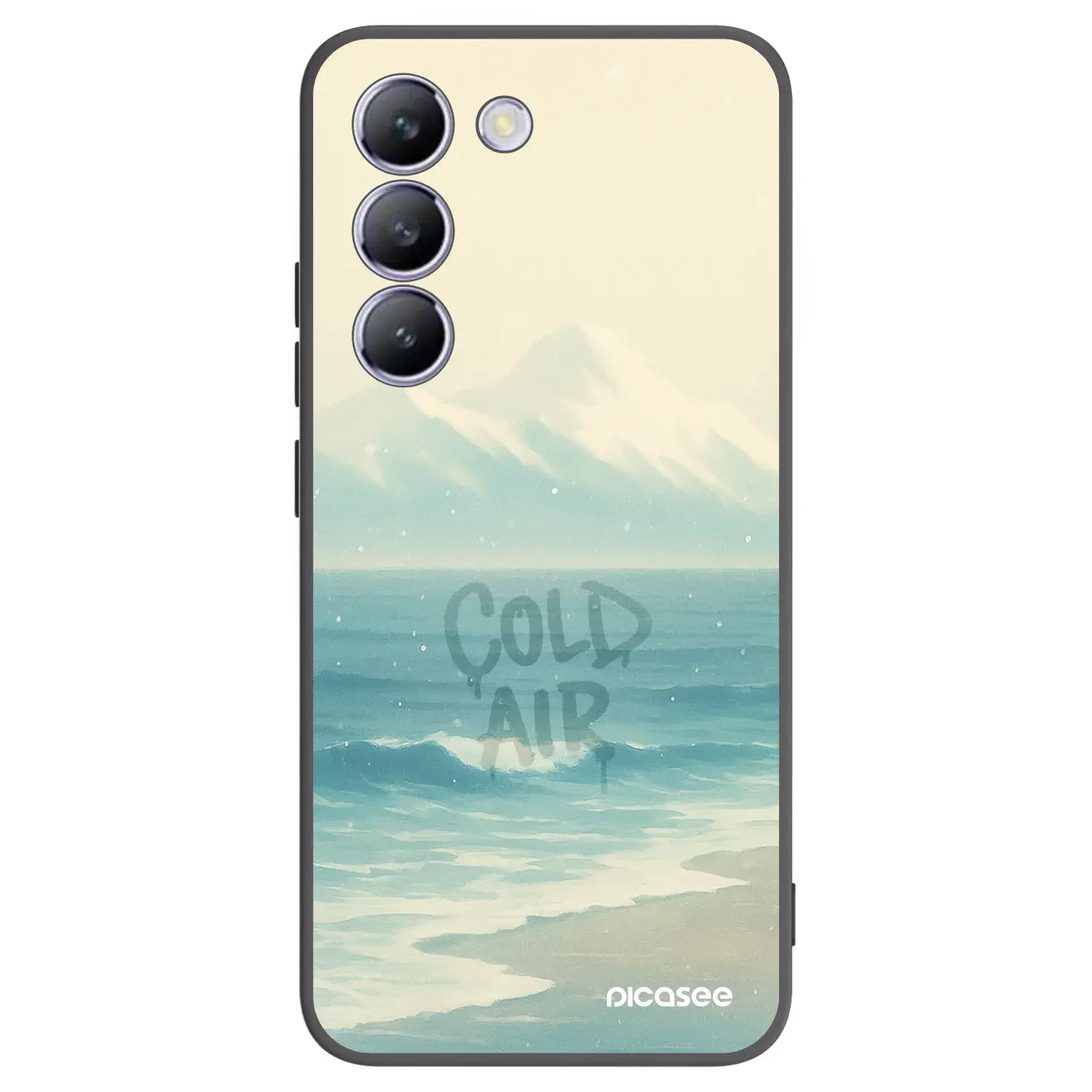 Silikonový černý obal pro Vivo V40 SE 5G - COLD AIR