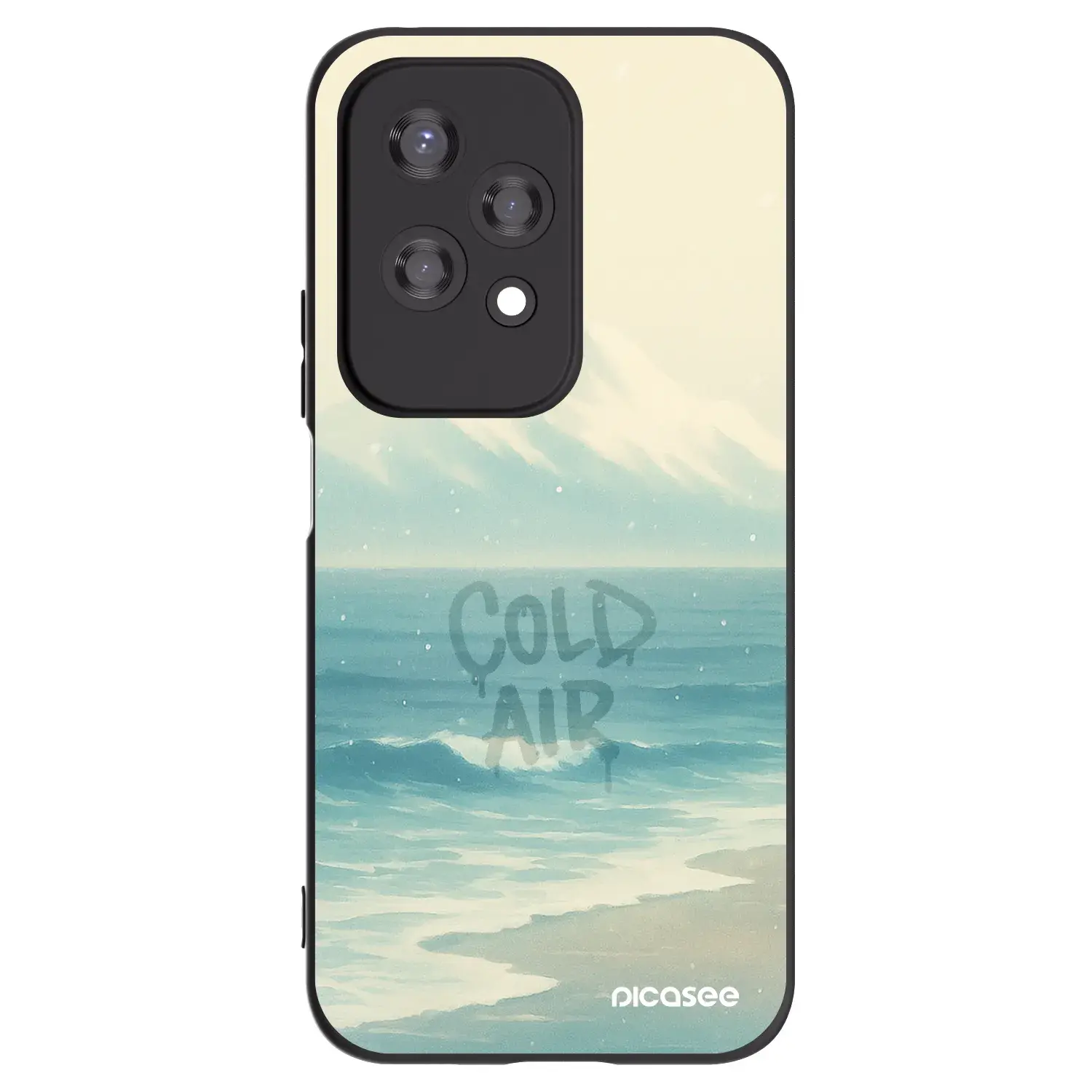 Silikonový černý obal pro Honor 200 Lite - COLD AIR