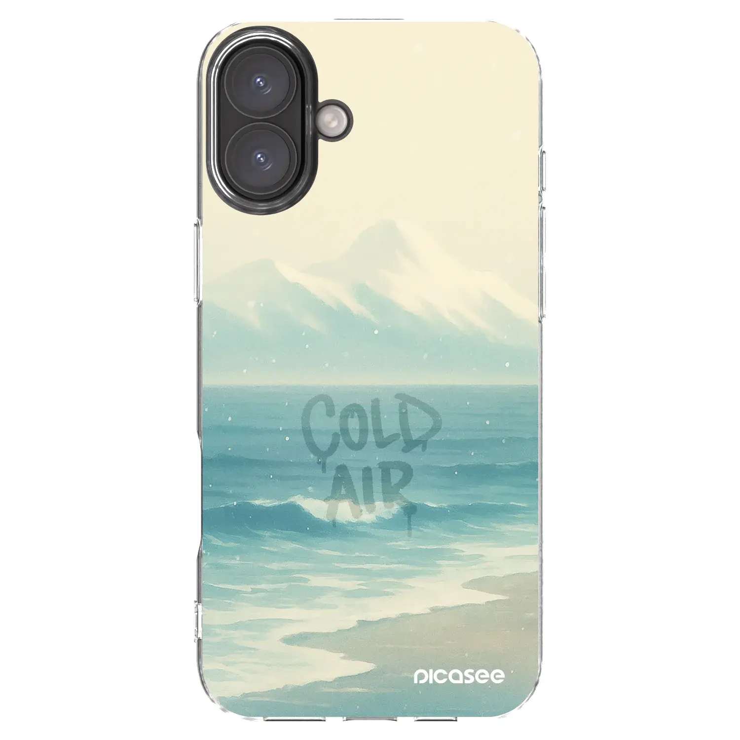 Silikonový průhledný obal pro Apple iPhone 16 Plus - COLD AIR