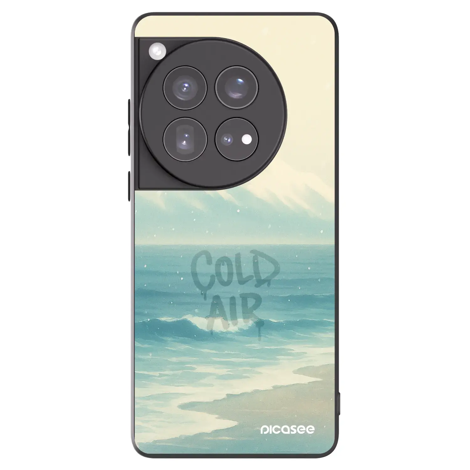 Silikonový černý obal pro OnePlus 12 5G - COLD AIR