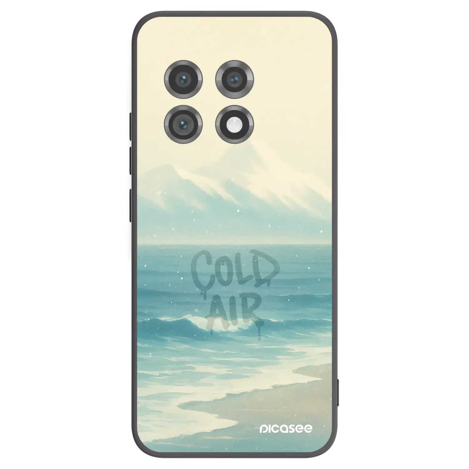 Silikonový černý obal pro OnePlus 11 5G - COLD AIR