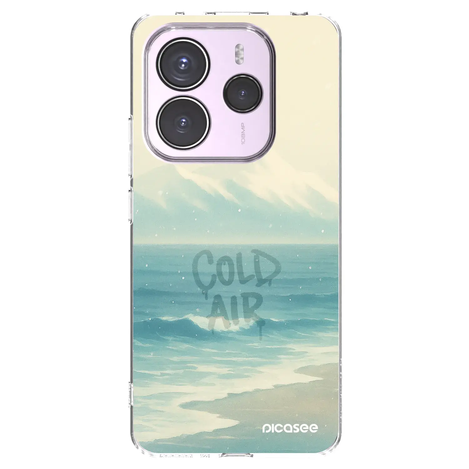 Silikonový průhledný obal pro Xiaomi Redmi Note 14 5G - COLD AIR