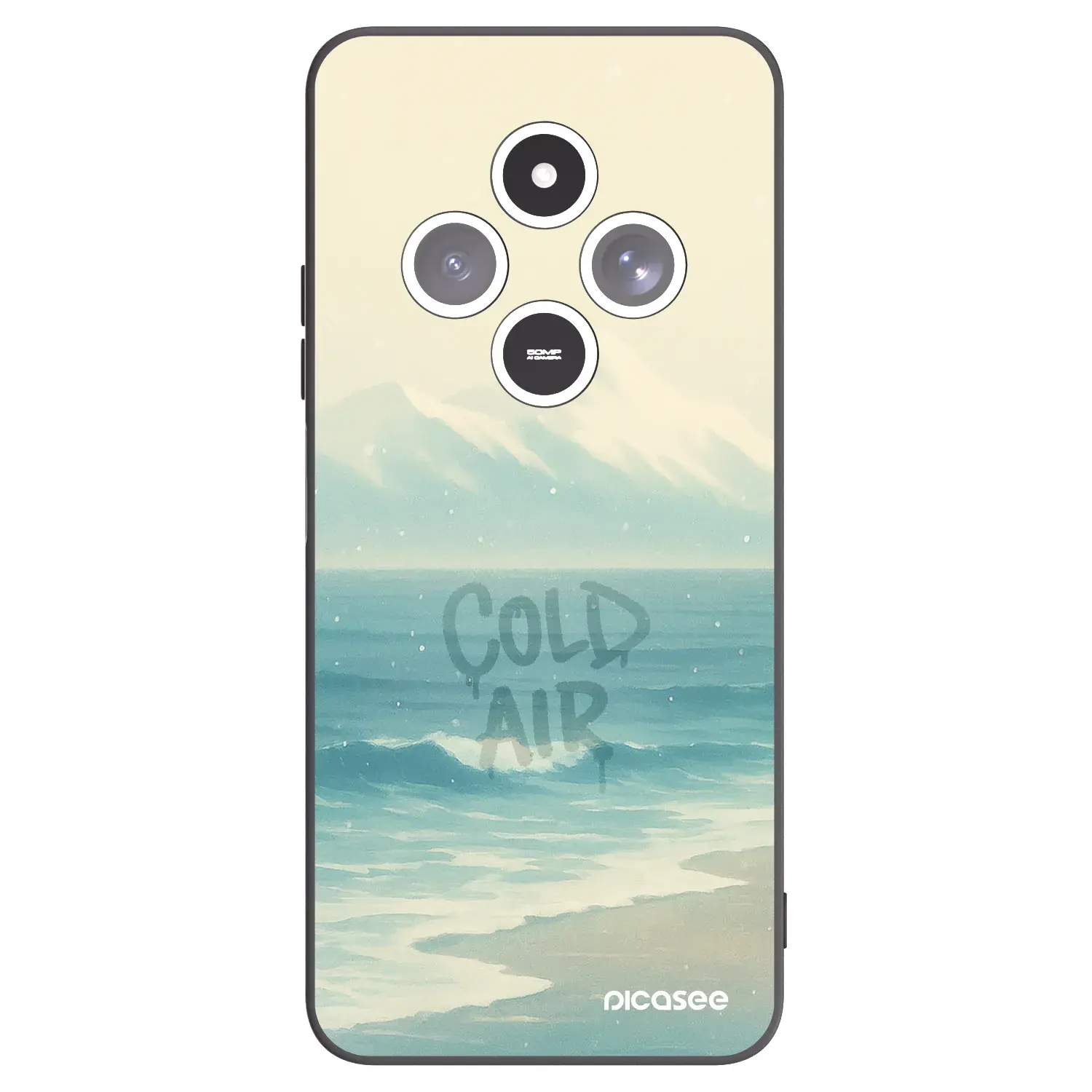 Silikonový černý obal pro Xiaomi Redmi 14C - COLD AIR